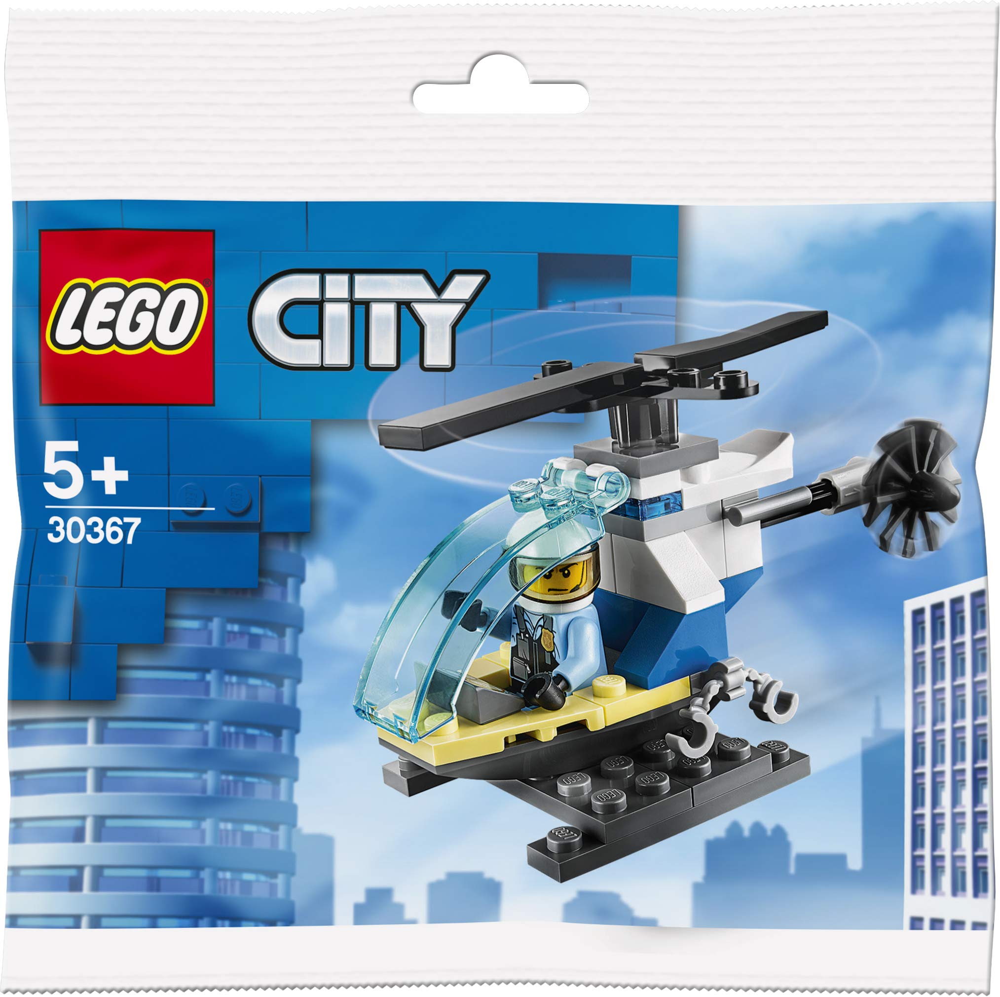 Foto 4 pulgar | Helicóptero Lego City Police De Juguete Con Bolsa De Plástico Pilot 30367 - Venta Internacional.