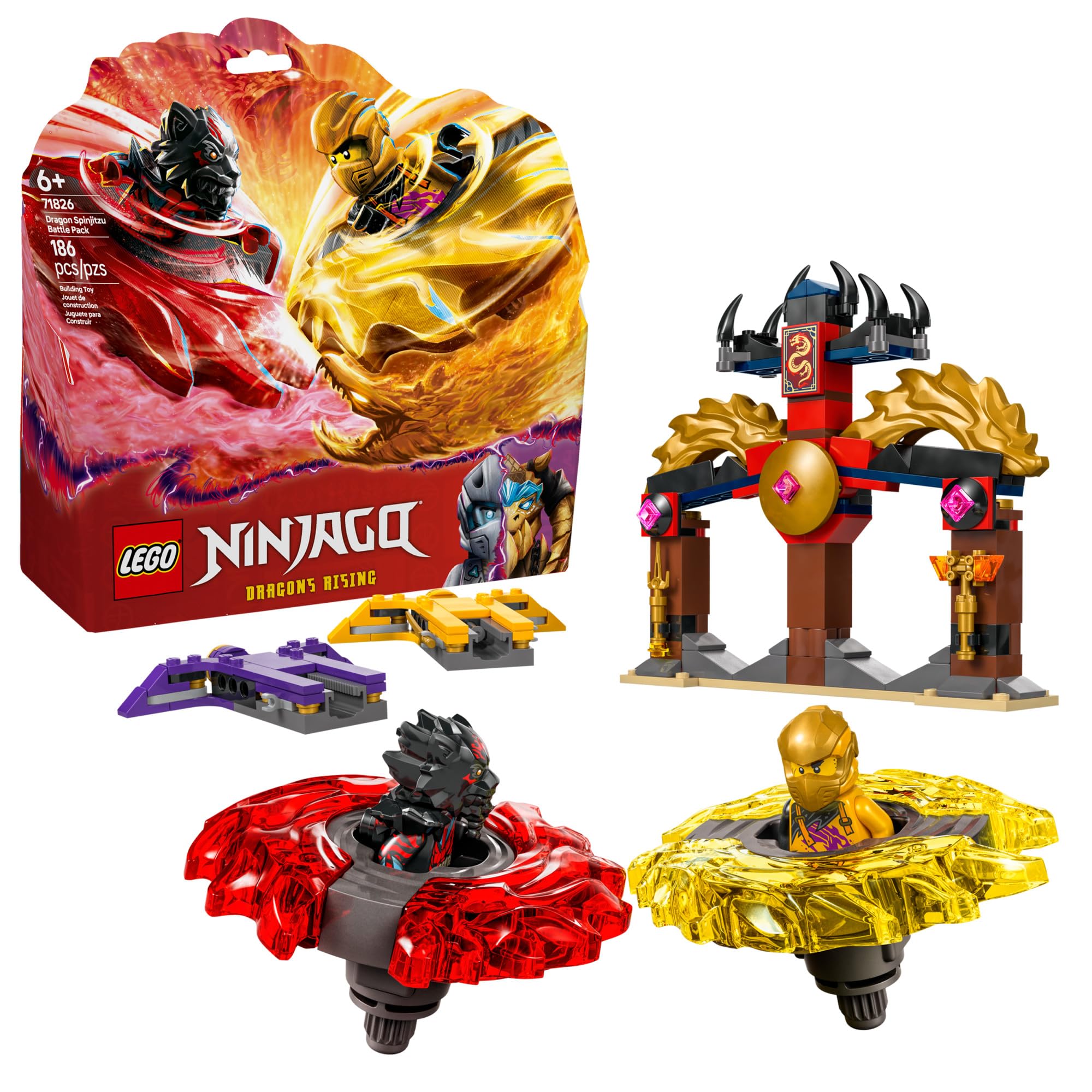 Foto 2 pulgar | Juguete De Construcción Lego Ninjago Dragon Spinjitzu Battle Pack 71826 - Venta Internacional.