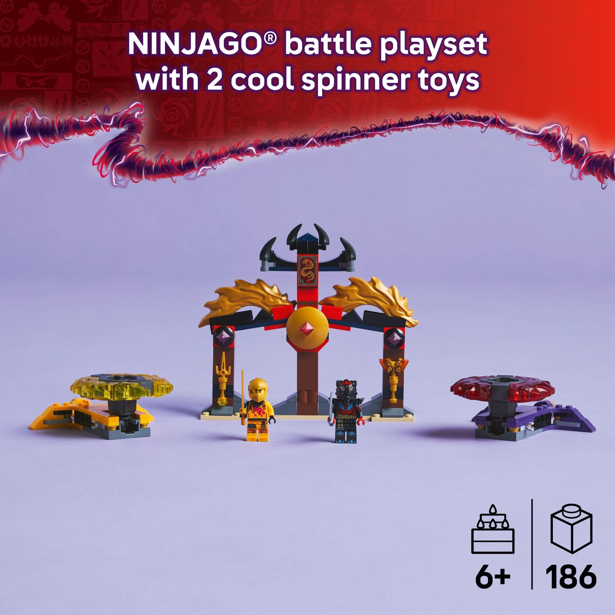 Foto 3 pulgar | Juguete De Construcción Lego Ninjago Dragon Spinjitzu Battle Pack 71826 - Venta Internacional.