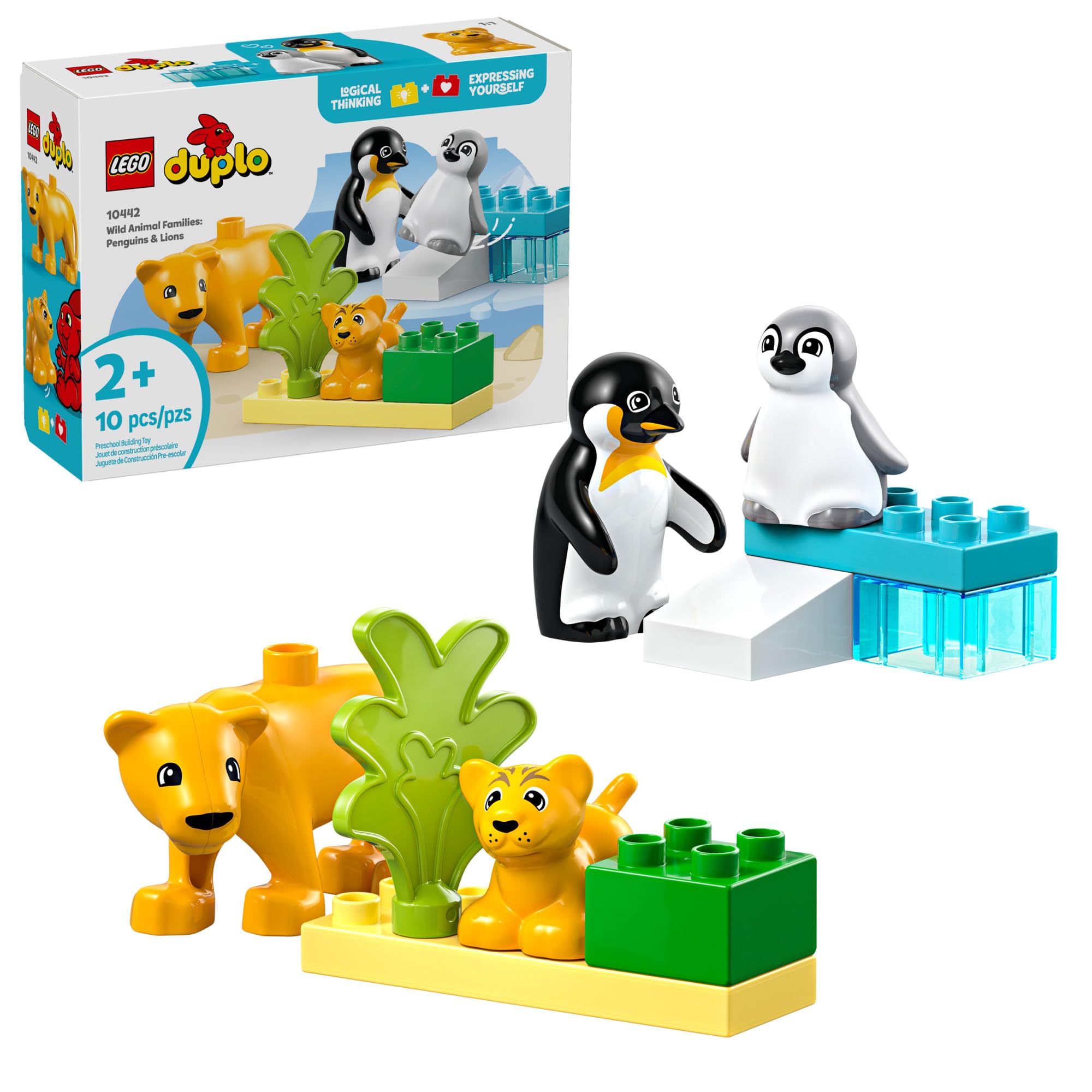 Juguete De Construcción Lego Duplo Town Wild Animal Families 10442 - Venta Internacional.