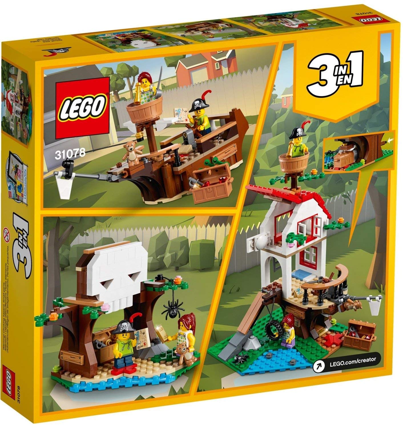 Foto 6 pulgar | Set De Construcción Lego Creator Treehouse Treasure 31078 (260 Piezas) - Venta Internacional.