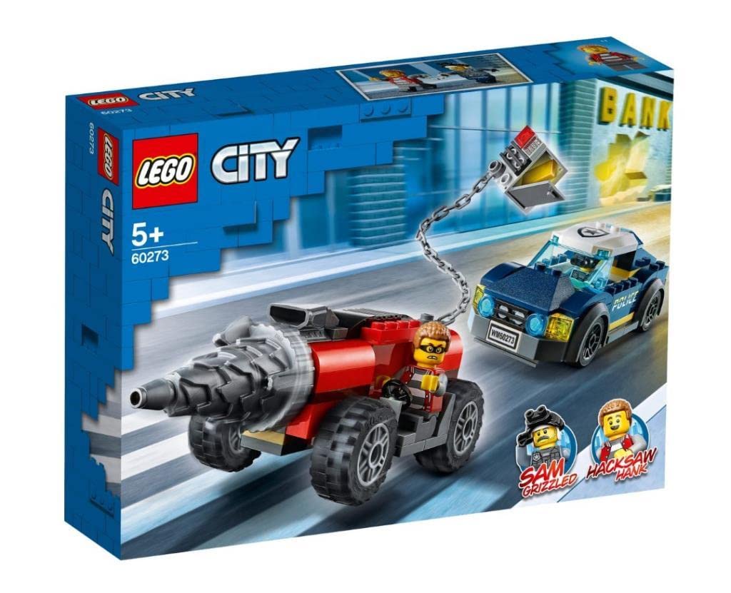 Set De Juguetes Lego City Police Driller Chase 60273 Con Personajes - Venta Internacional.
