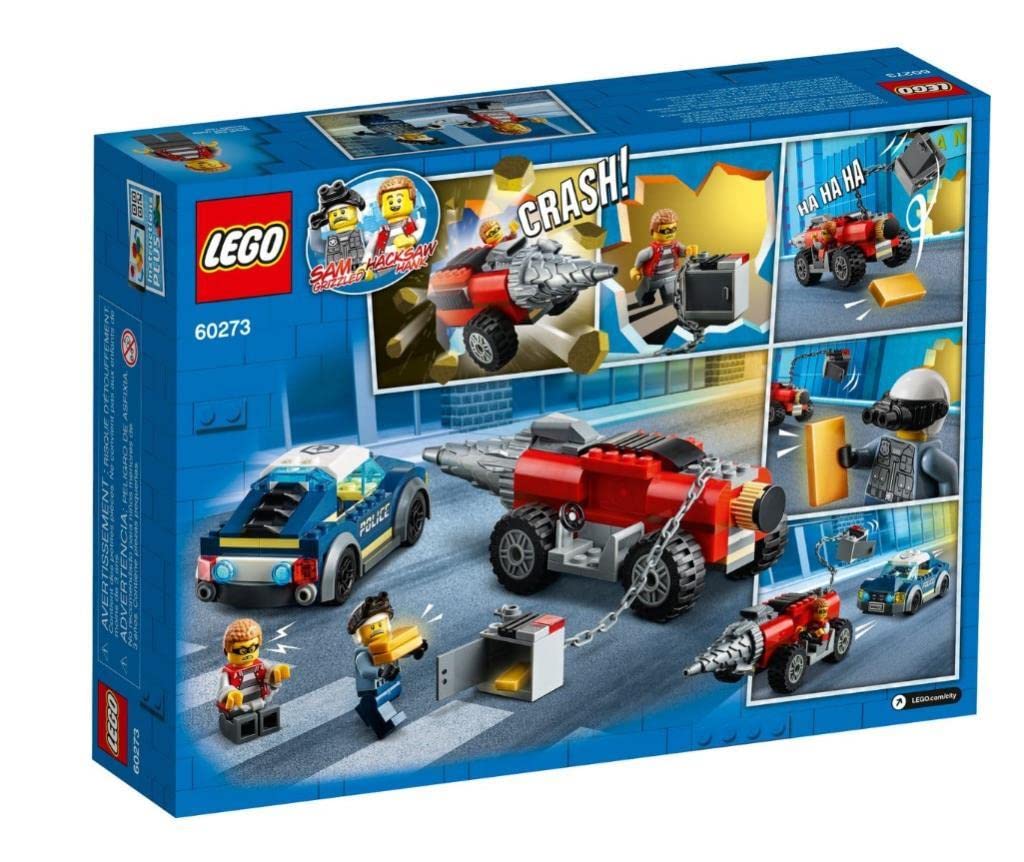 Foto 3 pulgar | Set De Juguetes Lego City Police Driller Chase 60273 Con Personajes - Venta Internacional.