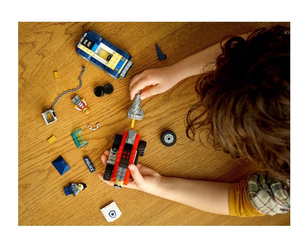 Foto 4 pulgar | Set De Juguetes Lego City Police Driller Chase 60273 Con Personajes - Venta Internacional.