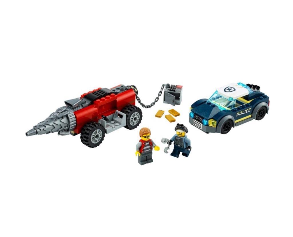 Foto 7 pulgar | Set De Juguetes Lego City Police Driller Chase 60273 Con Personajes - Venta Internacional.