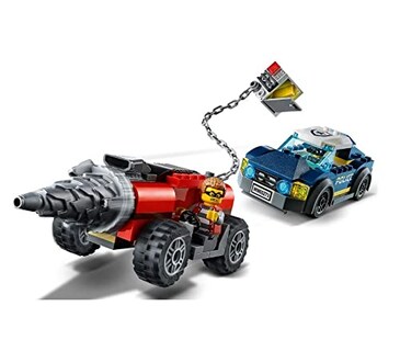 Foto 7 | Set De Juguetes Lego City Police Driller Chase 60273 Con Personajes - Venta Internacional.