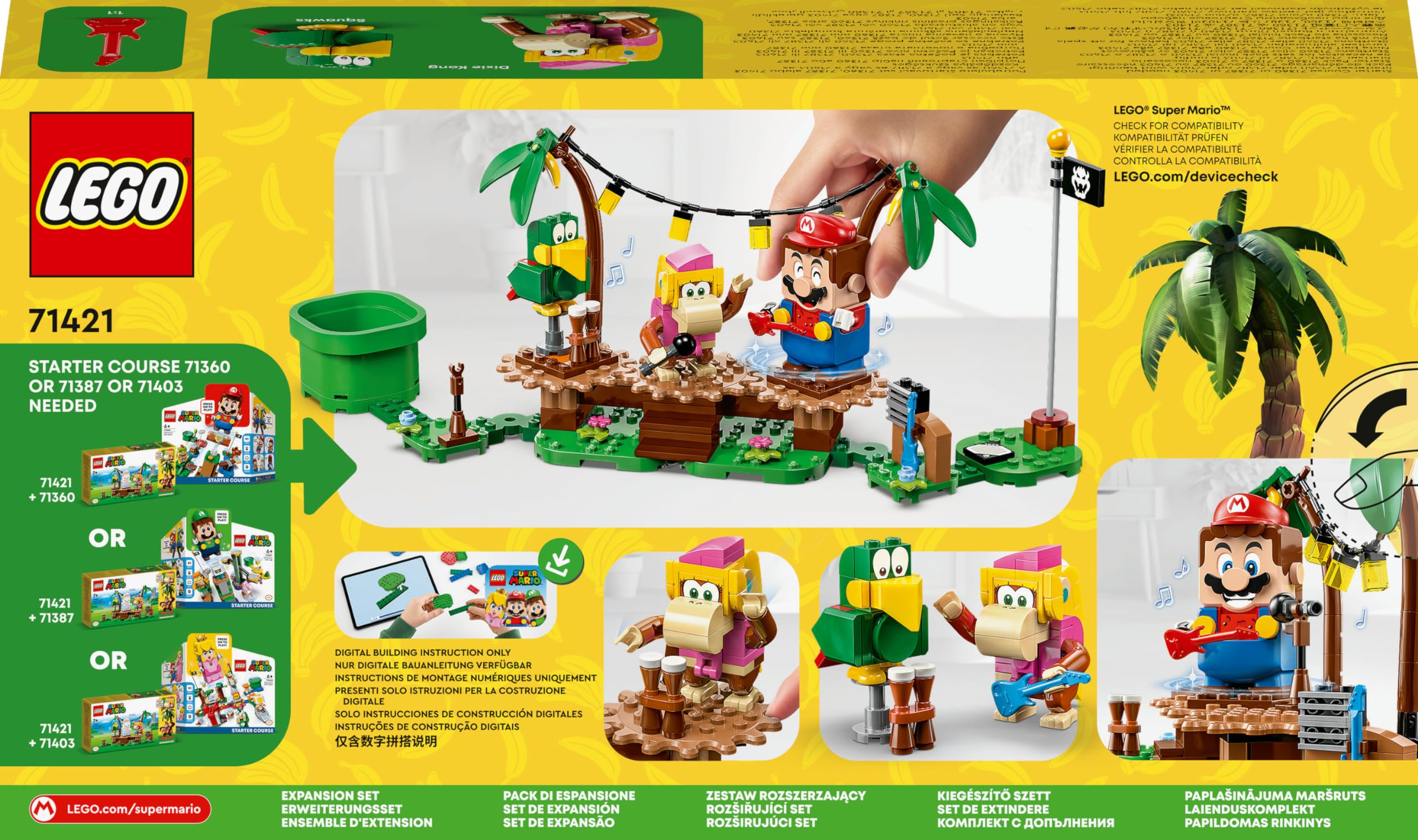 Foto 4 | Set De Expansión Lego Super Mario 71421 Jalleo In The Jungle - Venta Internacional.