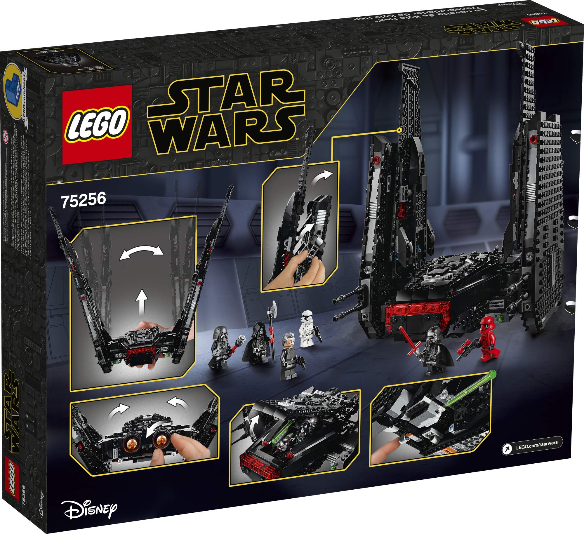 Foto 6 pulgar | Kit De Construcción Lego Star Wars Kylo Ren's Shuttle 75256 - Venta Internacional.