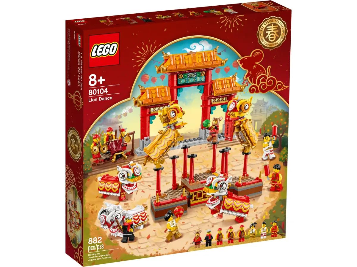 Bloque De Construcción De Juguete Lego Lion Dance Limited Edition 80104 - Venta Internacional.