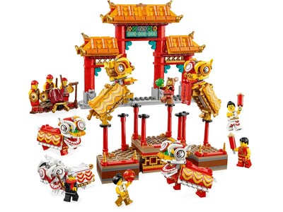 Foto 3 | Bloque De Construcción De Juguete Lego Lion Dance Limited Edition 80104 - Venta Internacional.