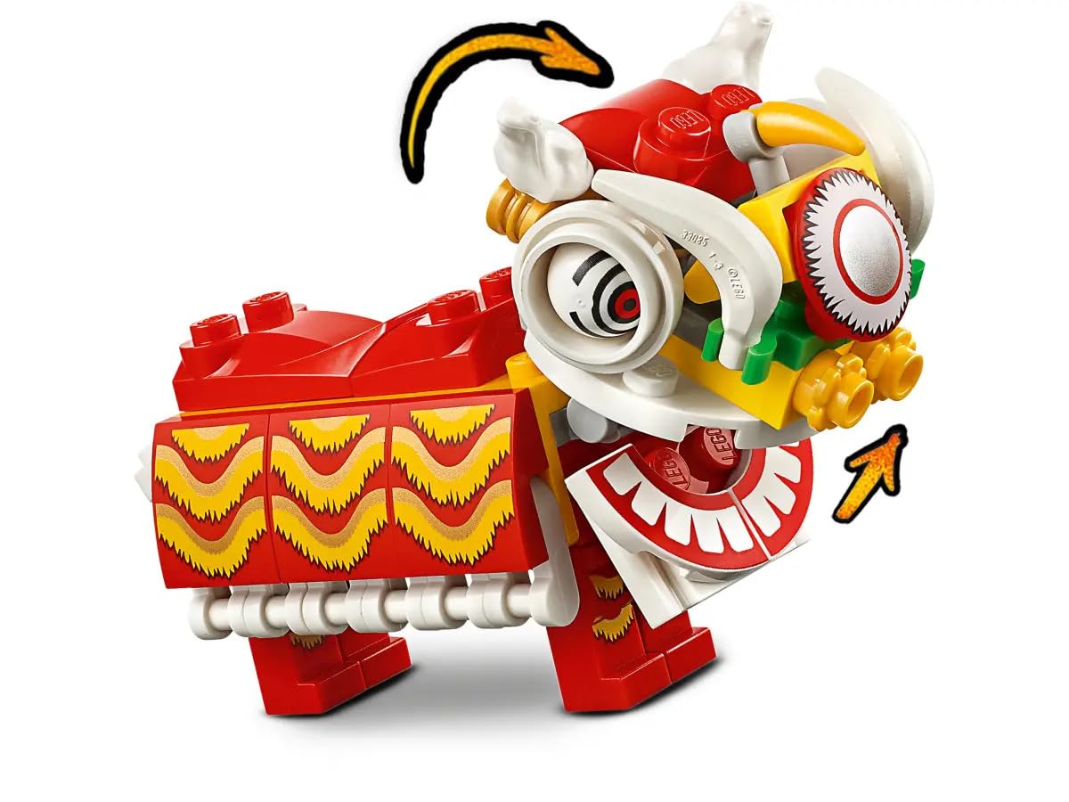 Foto 5 | Bloque De Construcción De Juguete Lego Lion Dance Limited Edition 80104 - Venta Internacional.