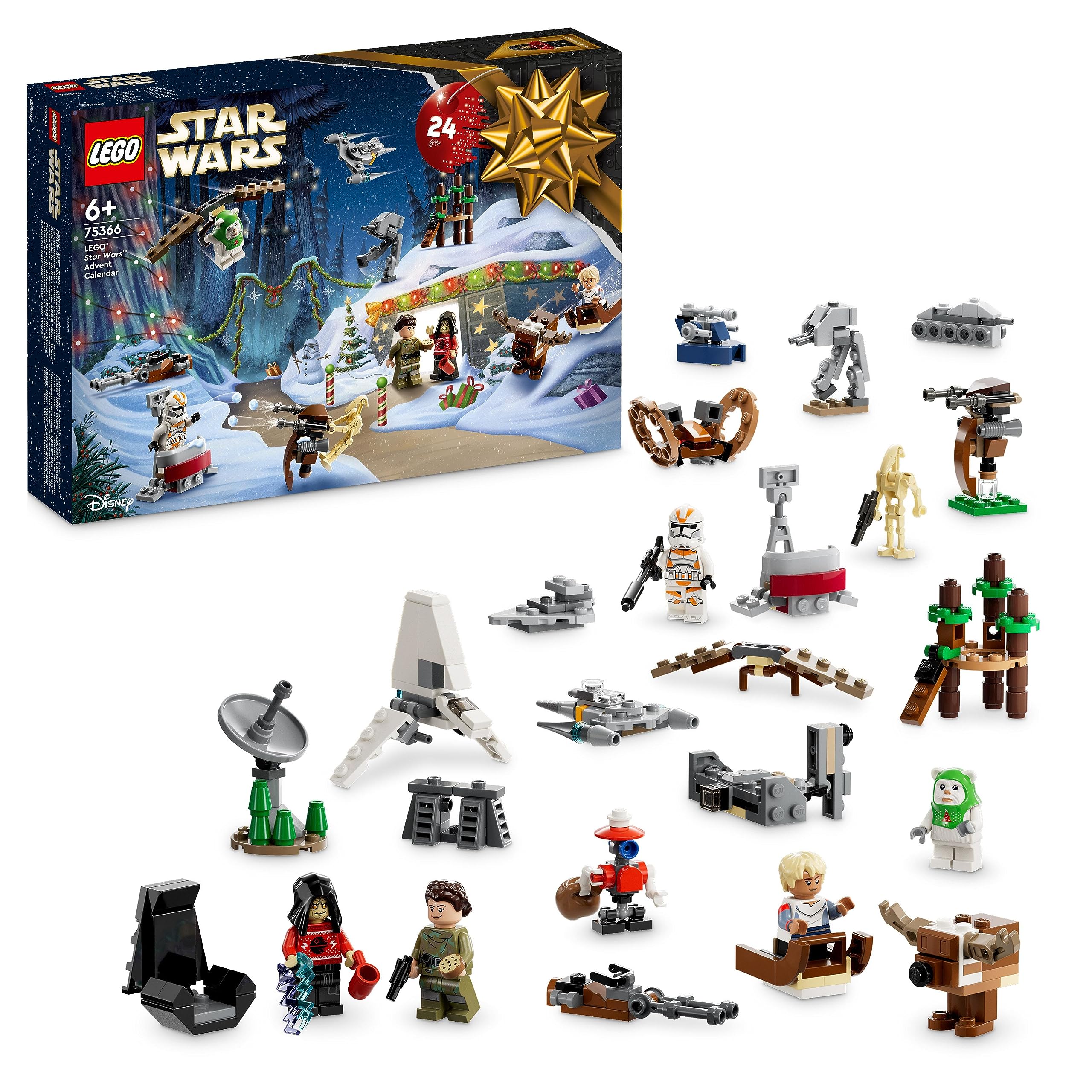 Foto 2 pulgar | Calendario De Adviento Lego Star Wars 2023, 320 Piezas, Más De 6 Años - Venta Internacional.