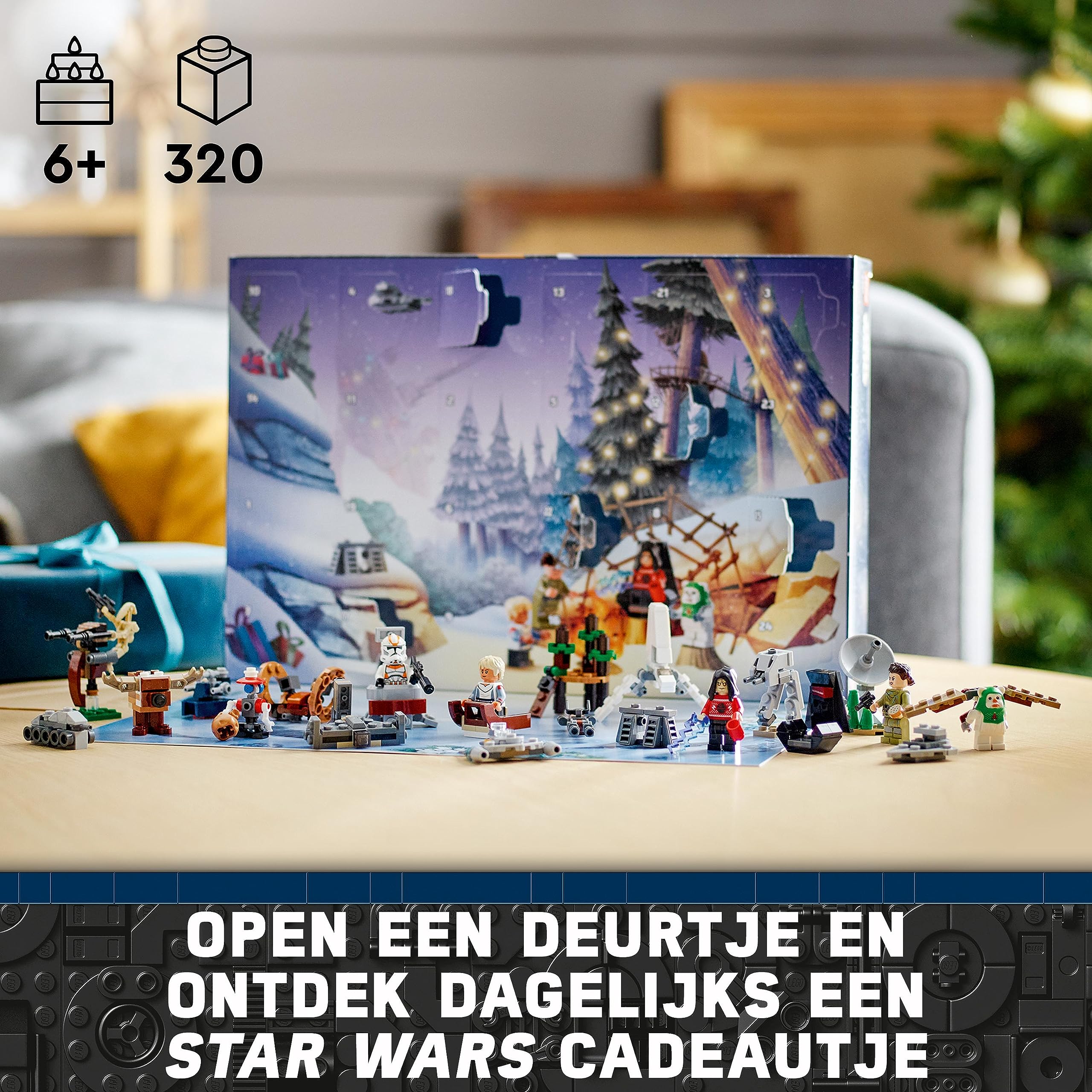 Foto 3 pulgar | Calendario De Adviento Lego Star Wars 2023, 320 Piezas, Más De 6 Años - Venta Internacional.