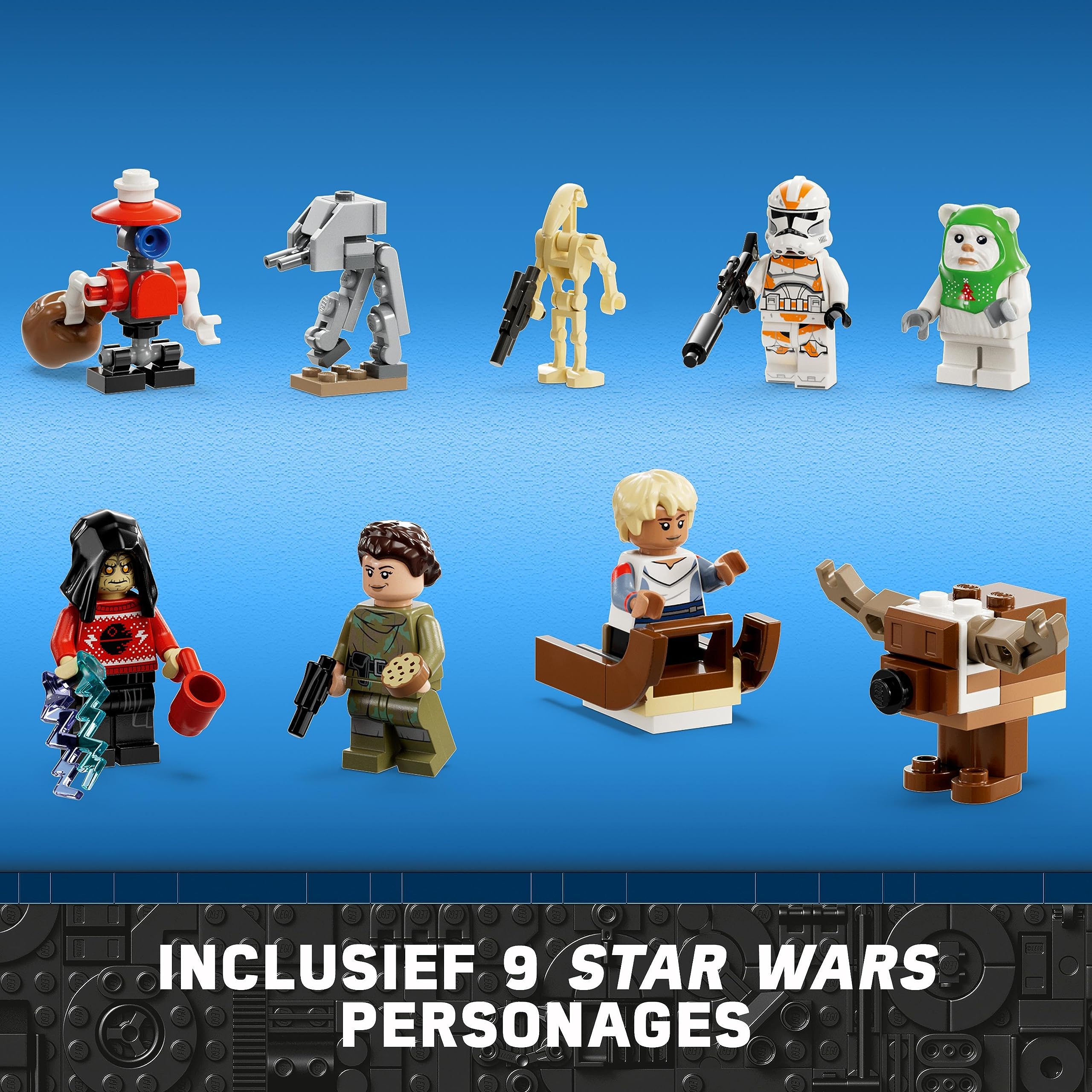 Foto 4 pulgar | Calendario De Adviento Lego Star Wars 2023, 320 Piezas, Más De 6 Años - Venta Internacional.