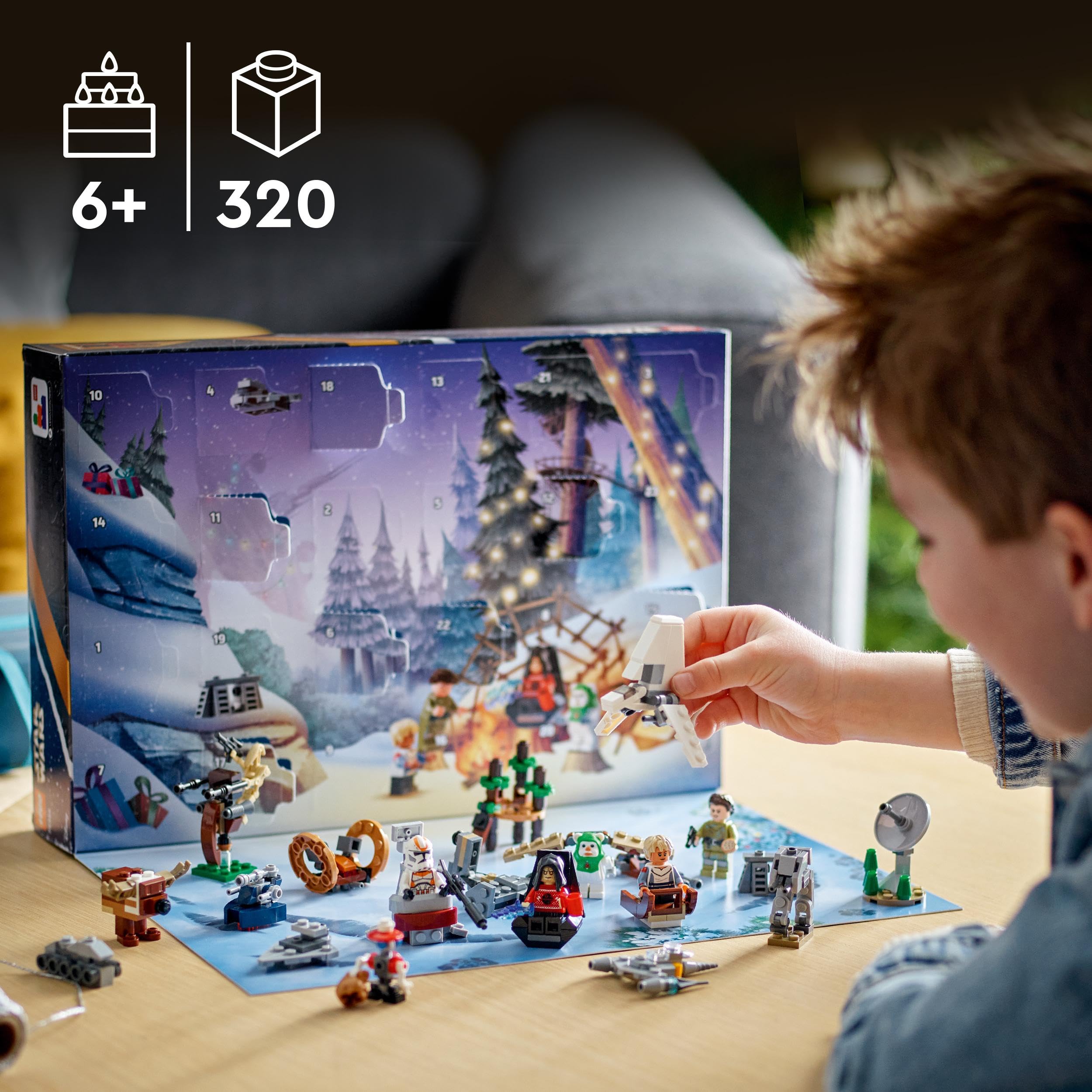 Foto 8 pulgar | Calendario De Adviento Lego Star Wars 2023, 320 Piezas, Más De 6 Años - Venta Internacional.