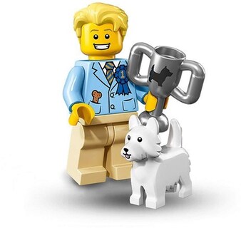 Foto 1 | Minifigura Lego Minifigures Series 16, Ganadora De La Exposición Canina 71013 - Venta Internacional.