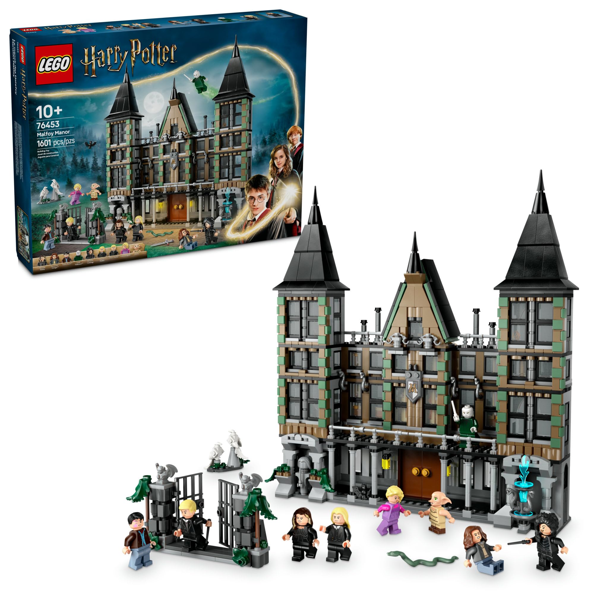 Juguete De Construcción Lego Harry Potter Malfoy Manor 76453 Con 9 Minifiguras - Venta Internacional. $4,447