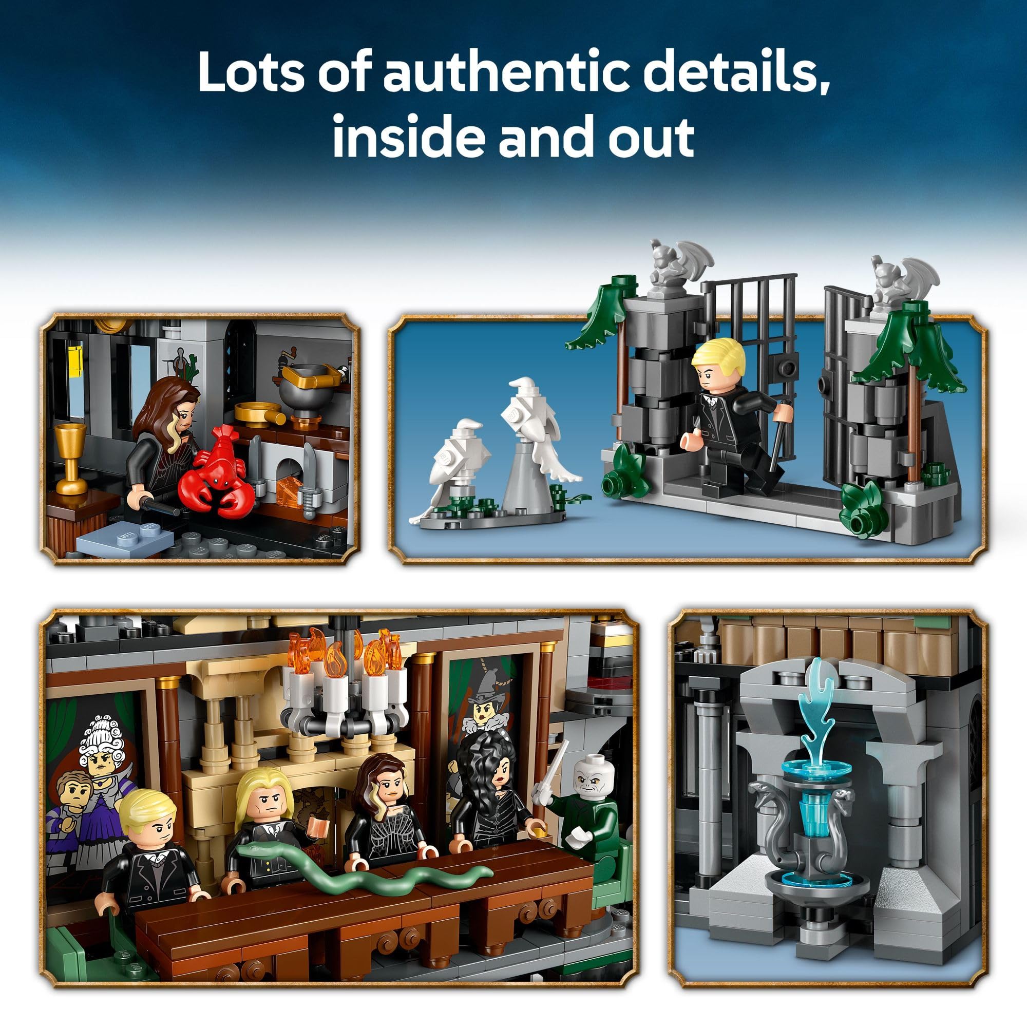 Foto 4 pulgar | Juguete De Construcción Lego Harry Potter Malfoy Manor 76453 Con 9 Minifiguras - Venta Internacional.