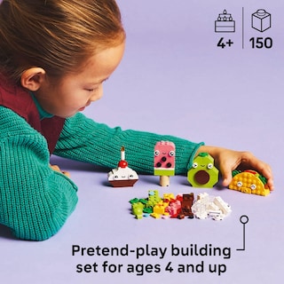 Foto 2 | Set De Juguetes De Construcción Lego Classic Creative Food Friends 11039 - Venta Internacional.