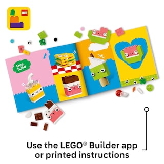 Foto 4 | Set De Juguetes De Construcción Lego Classic Creative Food Friends 11039 - Venta Internacional.