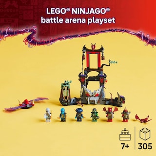 Foto 2 | Set De Construcción De Juguetes Lego Ninjago Dragonian Storm Village 71841 - Venta Internacional.