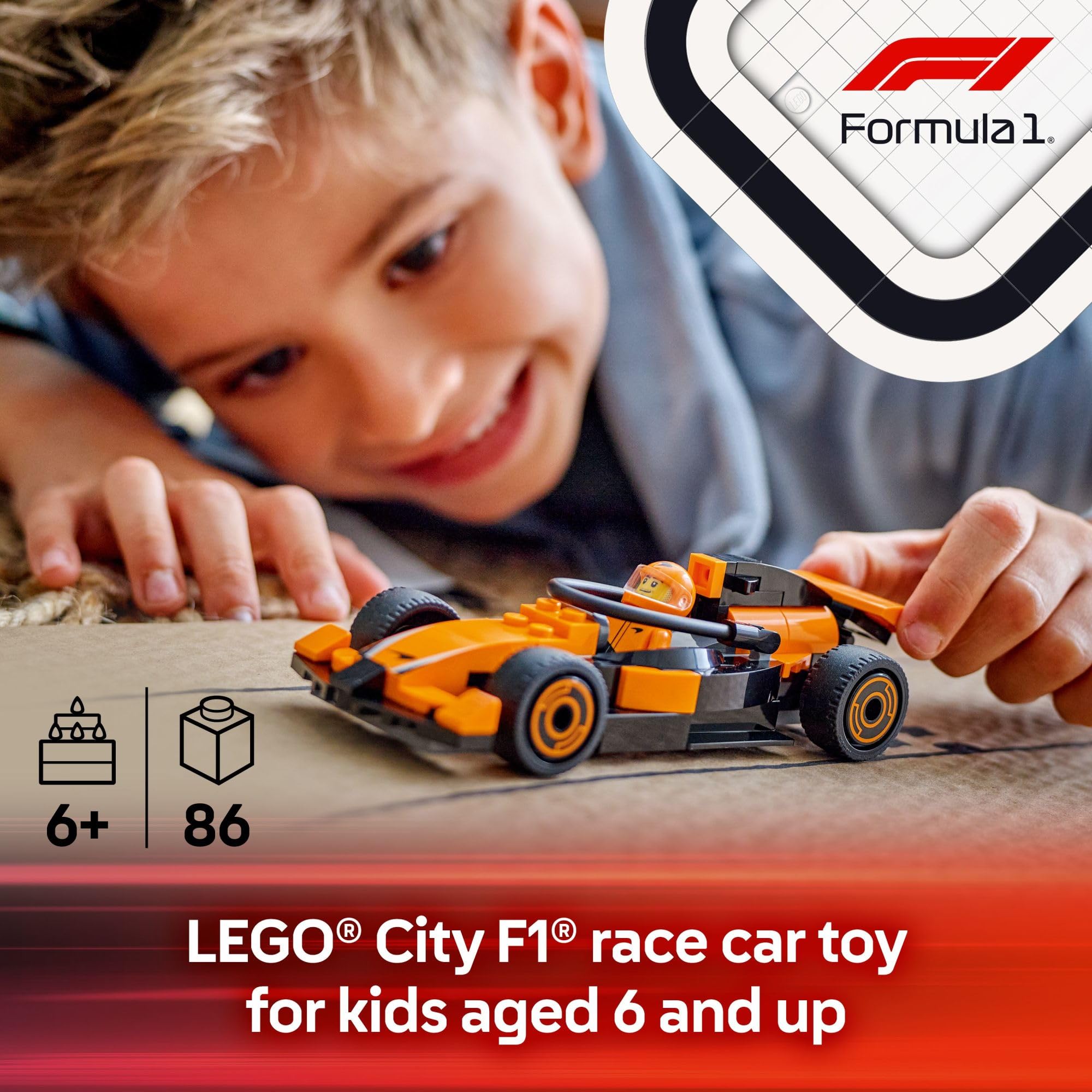 Foto 3 pulgar | Kit De Construcción De Juguetes Lego City F1 Driver Con Mclaren Race Car 60442 - Venta Internacional.