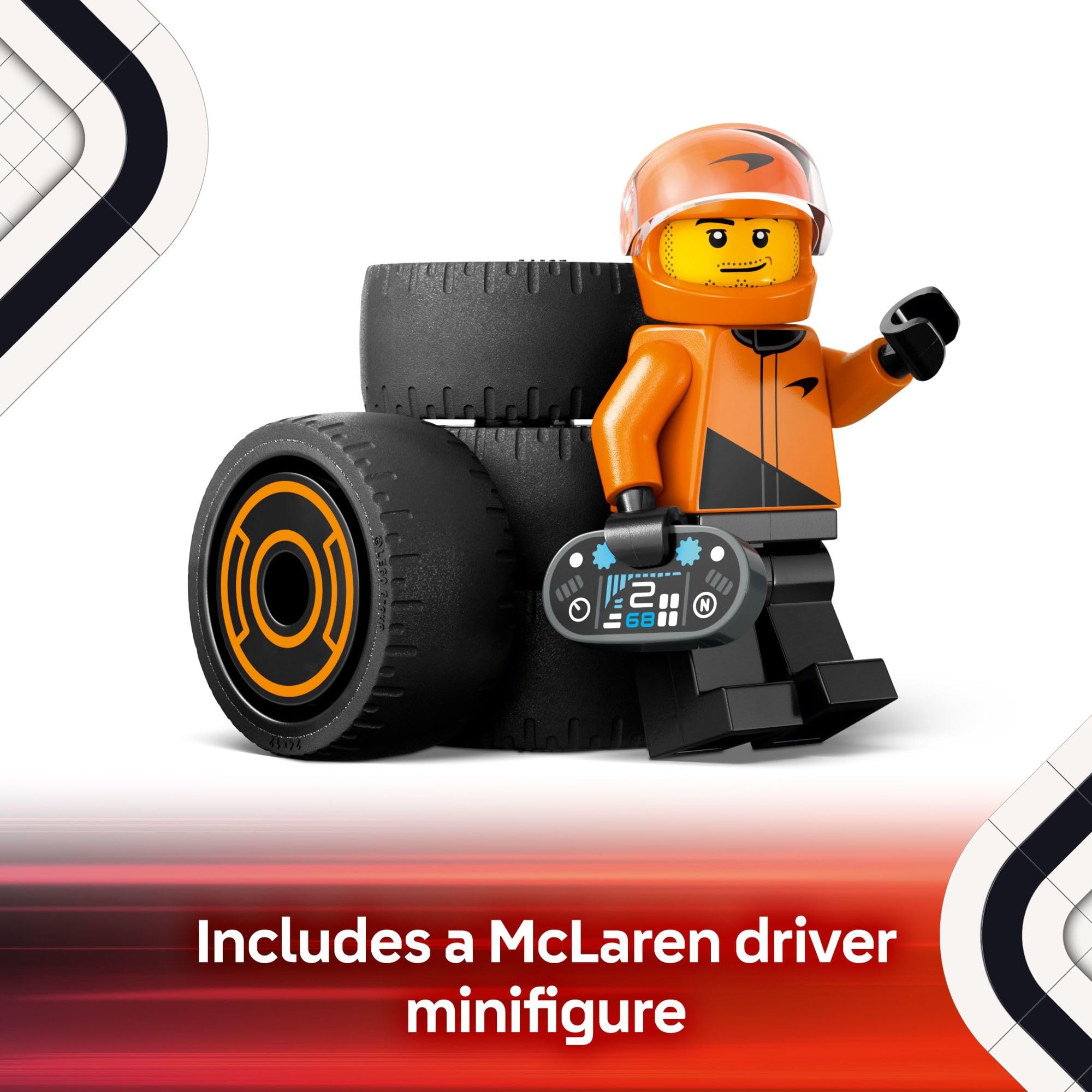 Foto 5 pulgar | Kit De Construcción De Juguetes Lego City F1 Driver Con Mclaren Race Car 60442 - Venta Internacional.