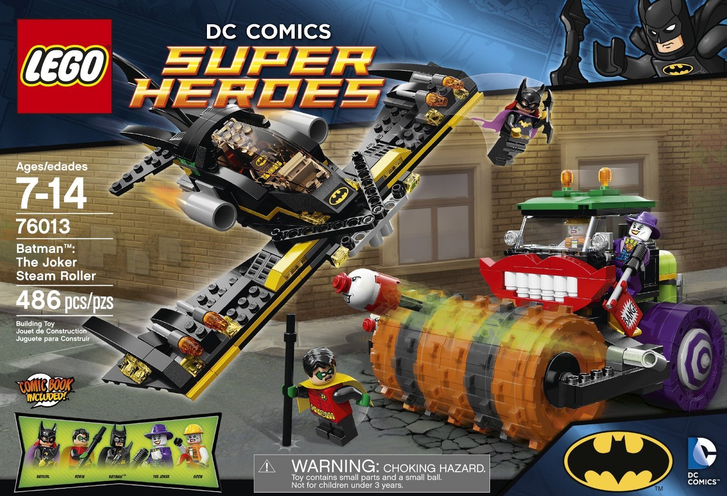 Foto 3 pulgar | Juguete Lego 76013 Superheroes Batman: The Joker Steam Roller - Venta Internacional.
