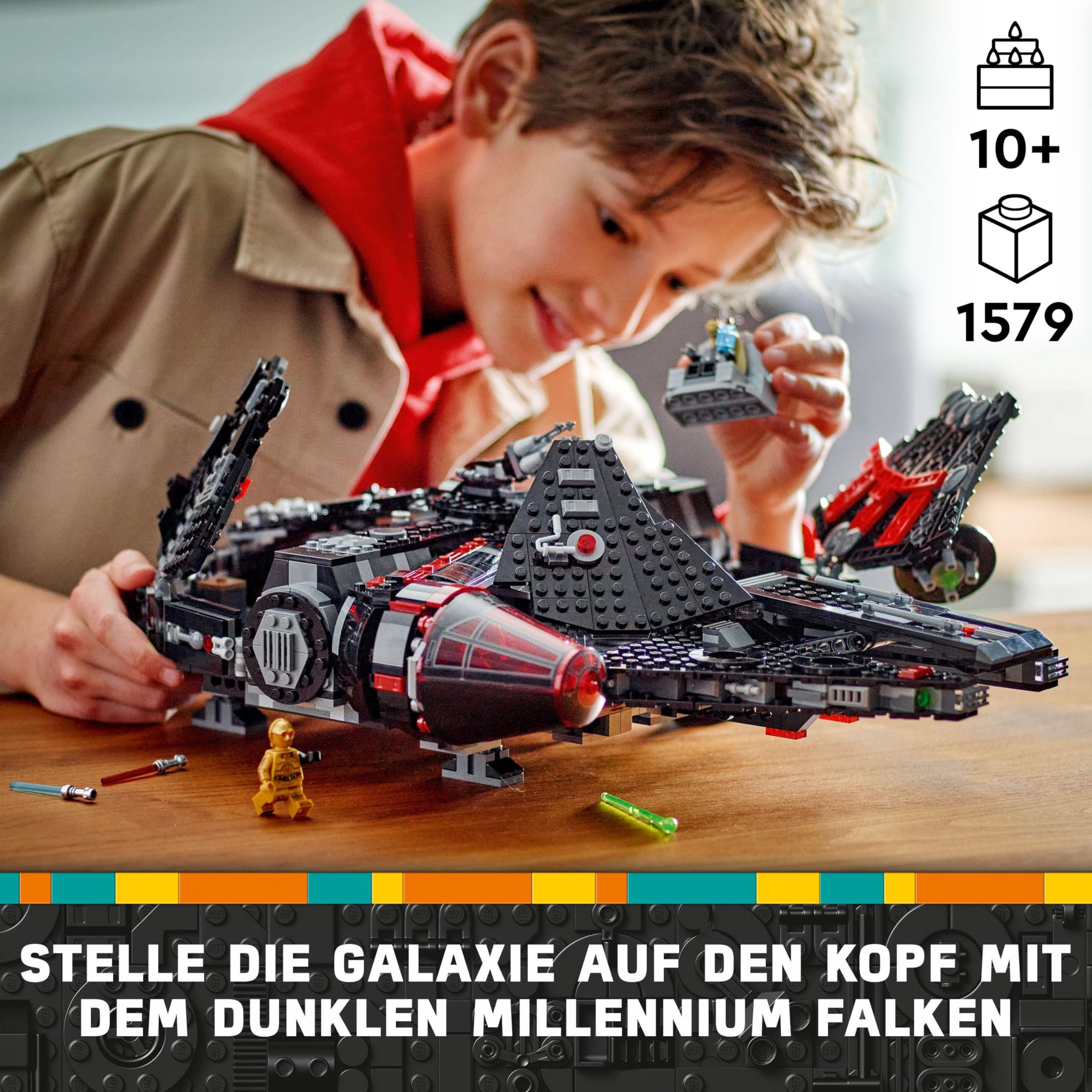 Foto 4 pulgar | Juguete De Construcción Lego Star Wars The Black Falcon 75389 Kids 10+ - Venta Internacional.