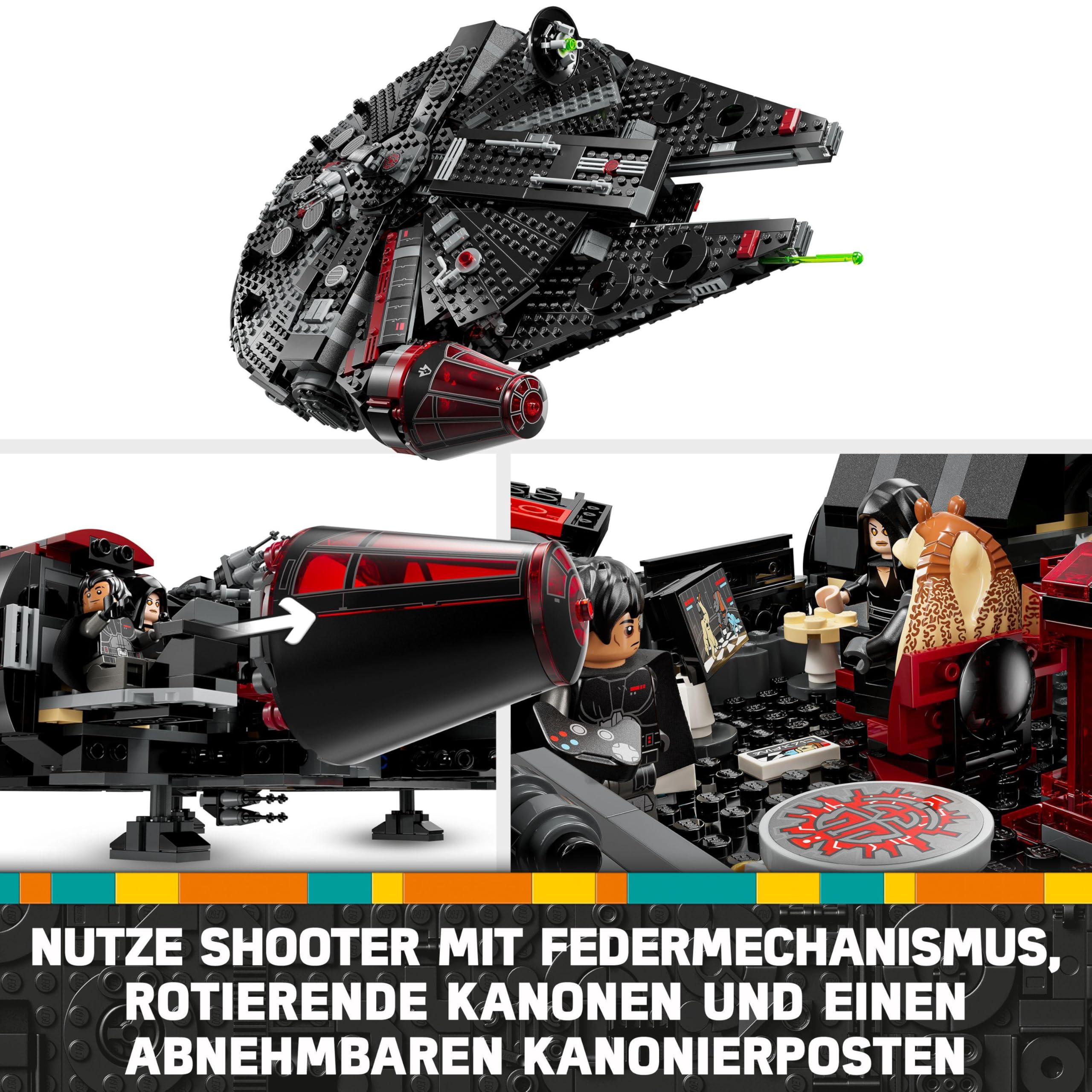 Foto 6 pulgar | Juguete De Construcción Lego Star Wars The Black Falcon 75389 Kids 10+ - Venta Internacional.