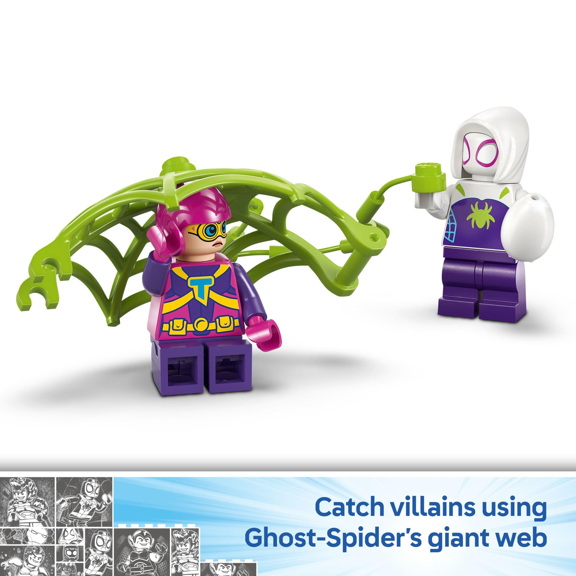 Foto 5 | Juguete De Construcción Lego Marvel Spidey And Gobby's Raptor 11200 - Venta Internacional.