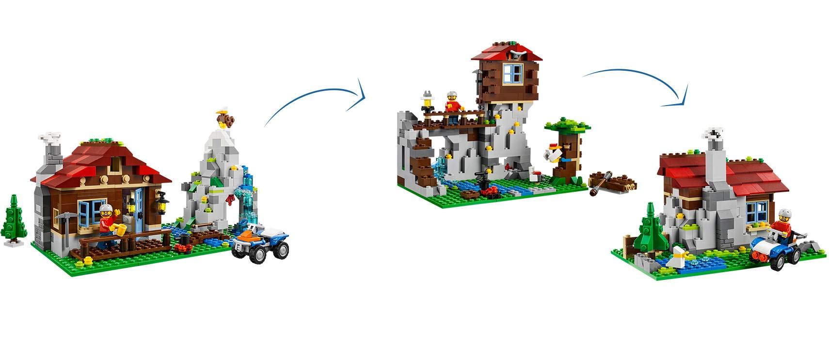 Foto 5 pulgar | Set De Construcción Lego Creator 3 En 1 Mountain Hut, 550 Piezas - Venta Internacional.