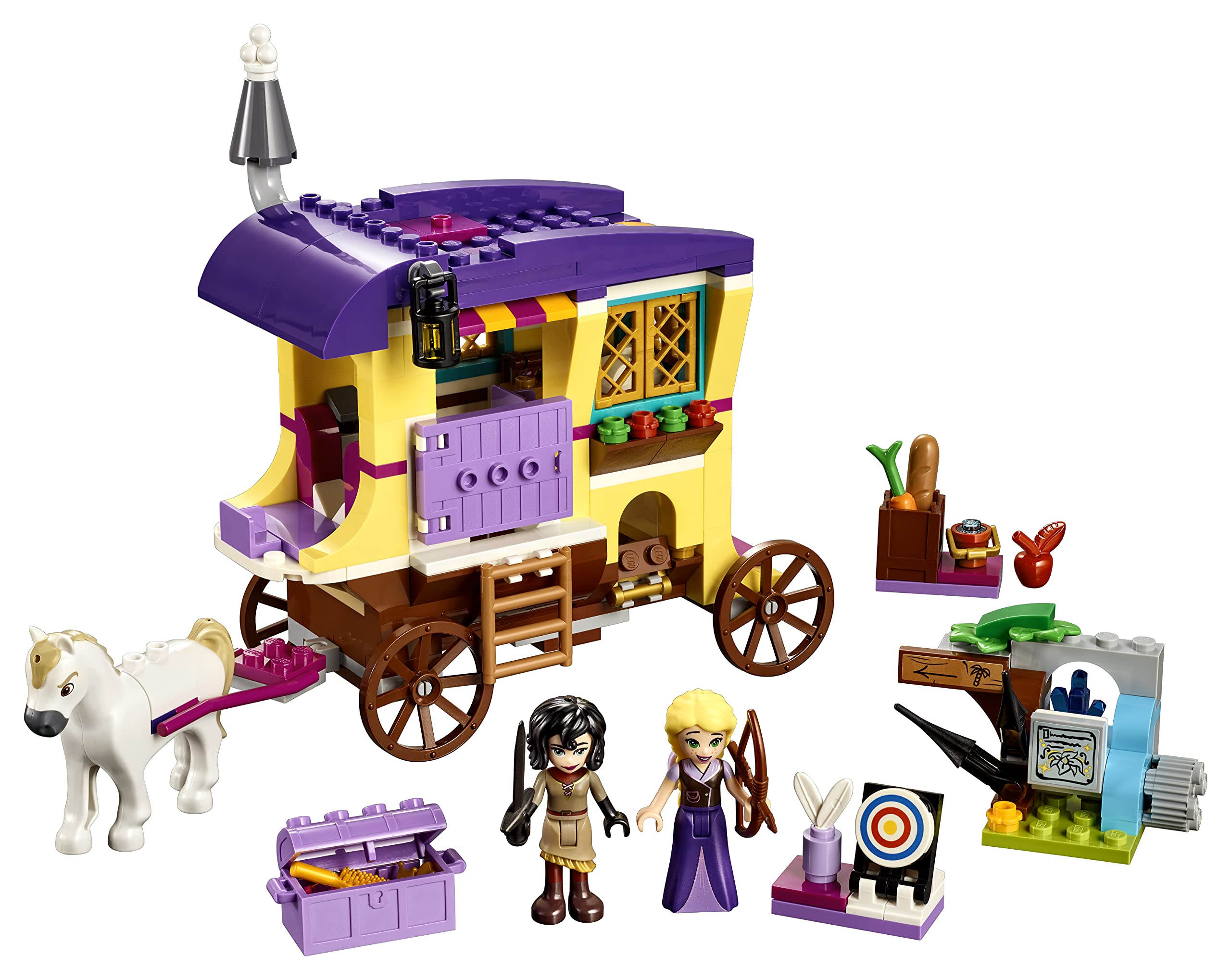 Foto 3 pulgar | Caravana Viajera De Juguete Lego De La Princesa Disney Rapunzel 41157 - Venta Internacional.