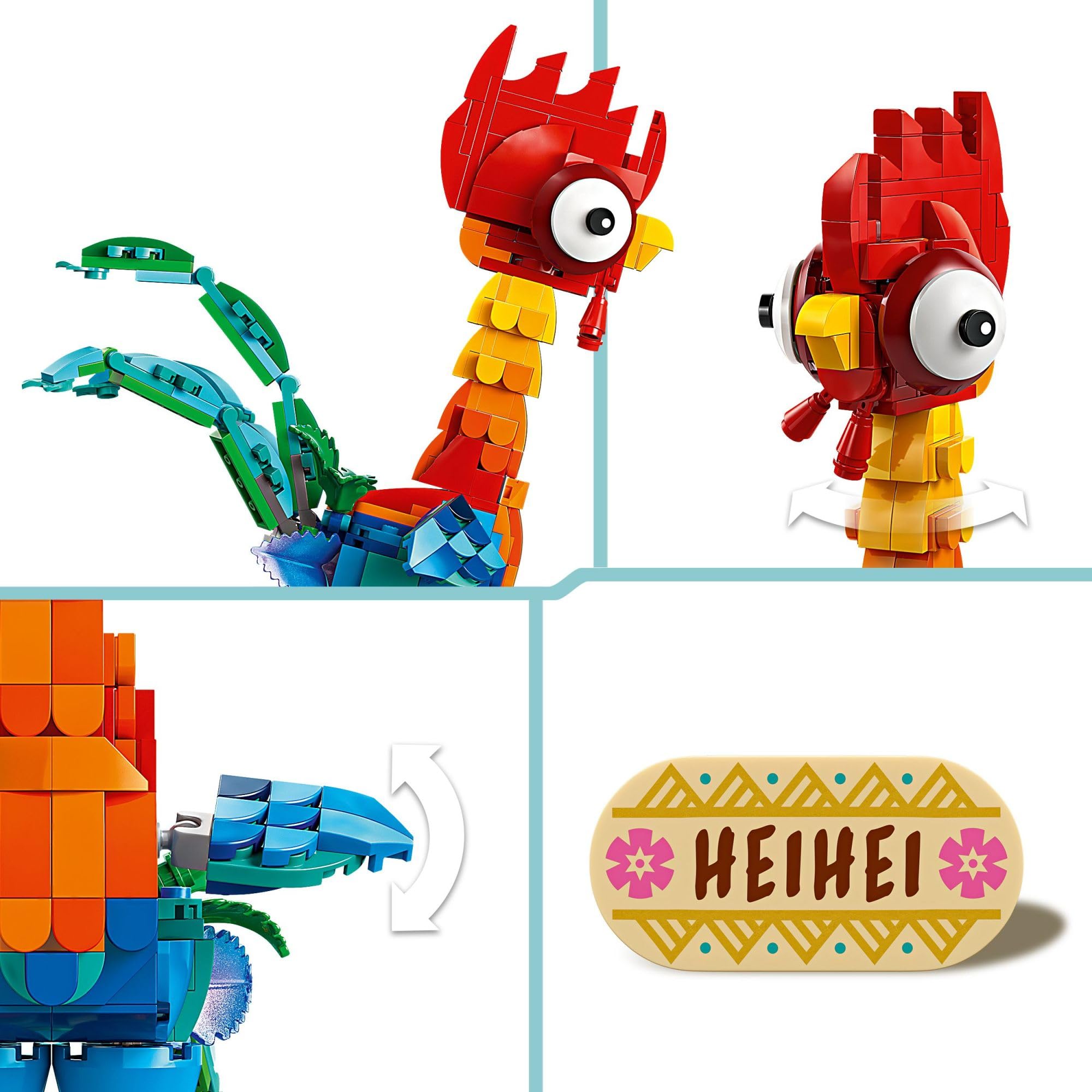 Foto 5 pulgar | Juguete De Construcción Lego Disney Moana 2 Heihei Para Niños Mayores De 9 Años - Venta Internacional.