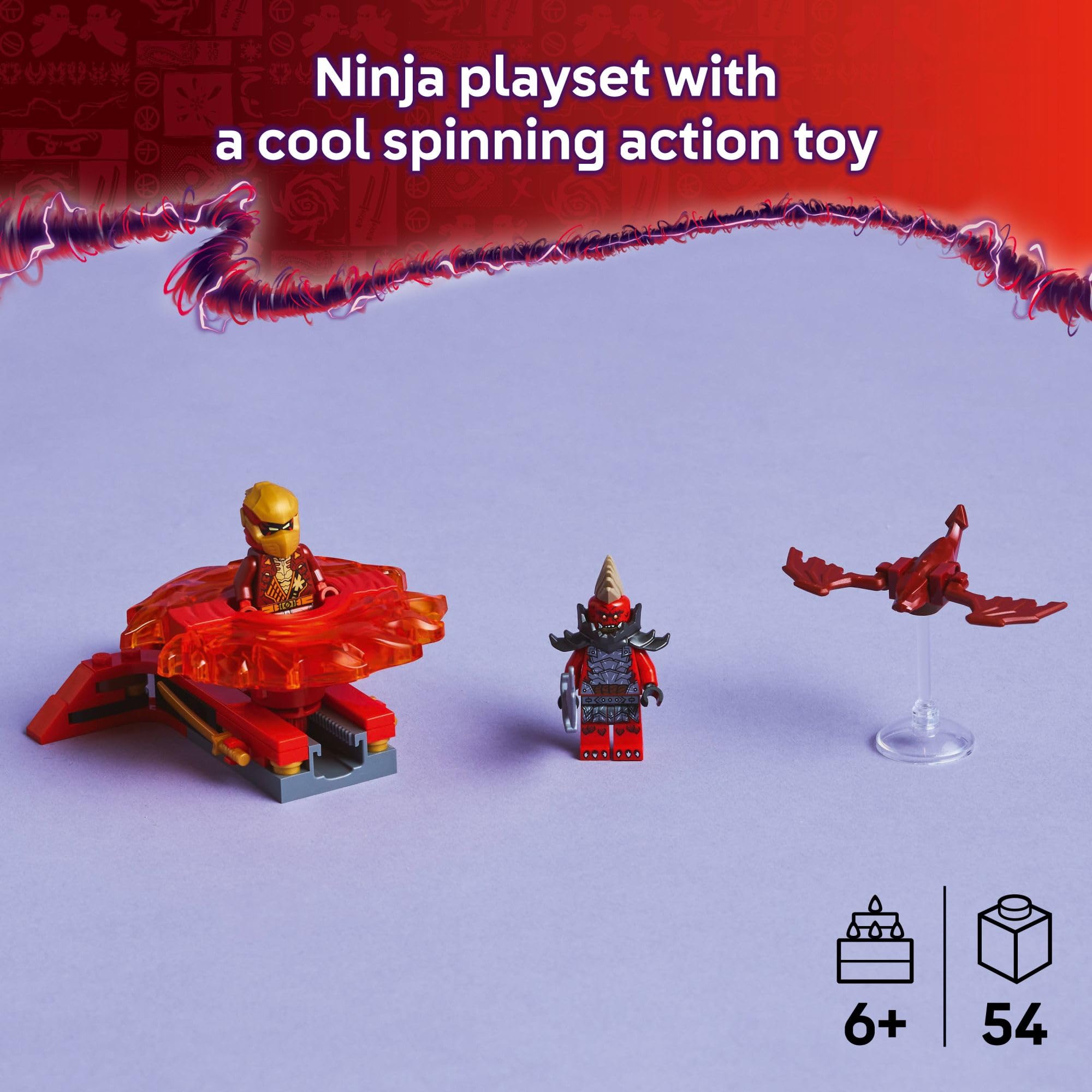Foto 3 pulgar | Juguete De Construcción Lego Ninjago Kai's Dragon Spinjitzu Spinner 71823 - Venta Internacional.