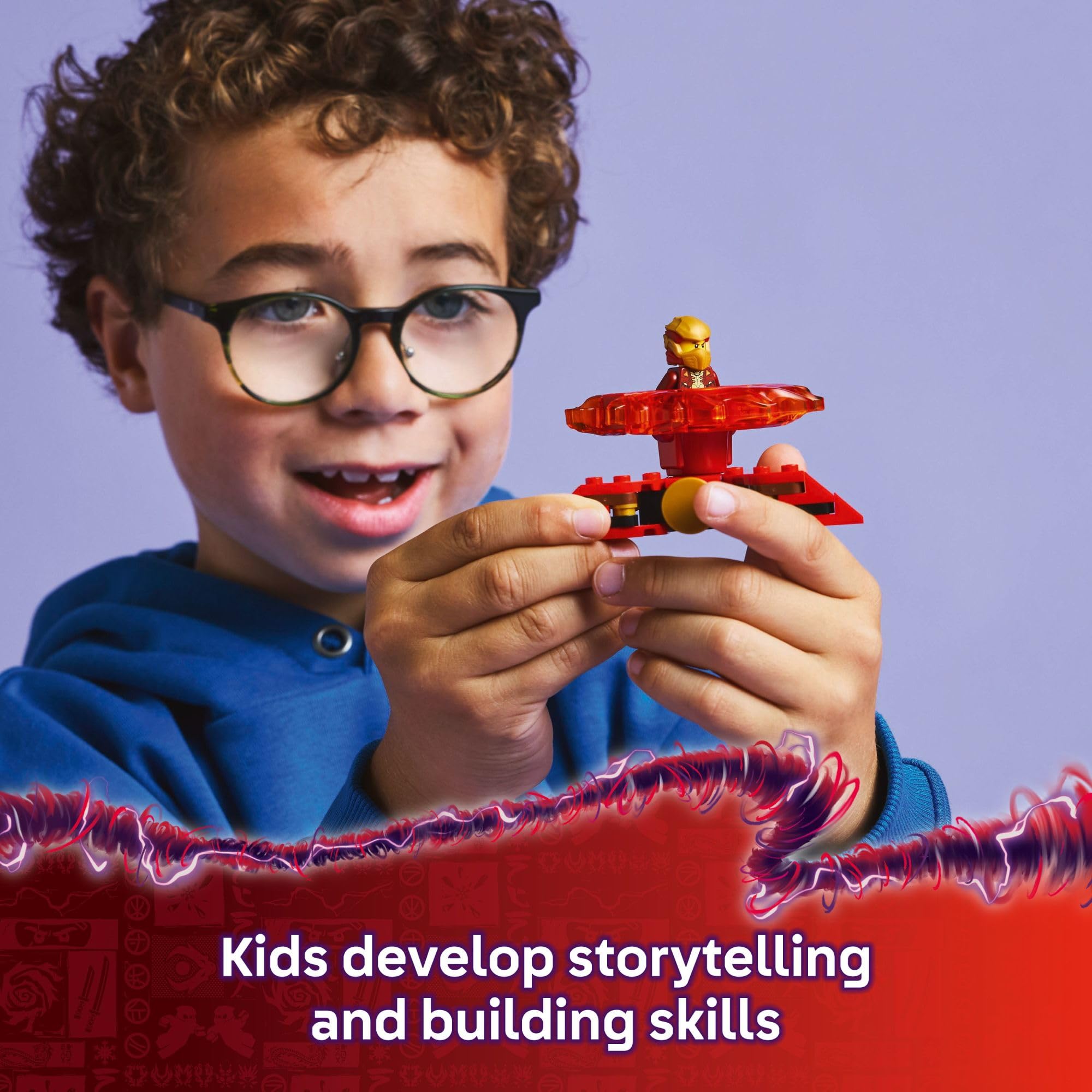 Foto 5 | Juguete De Construcción Lego Ninjago Kai's Dragon Spinjitzu Spinner 71823 - Venta Internacional.