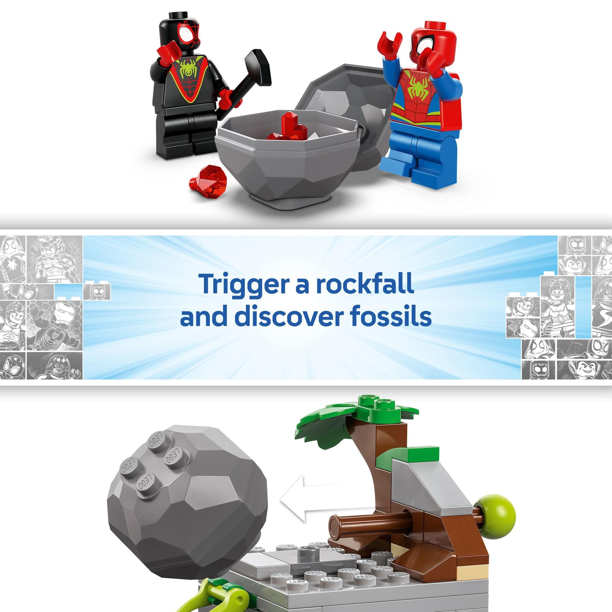 Foto 5 pulgar | Juguete De Construcción Lego Marvel Spidey Team Spidey Dino Crawler 11199 - Venta Internacional.
