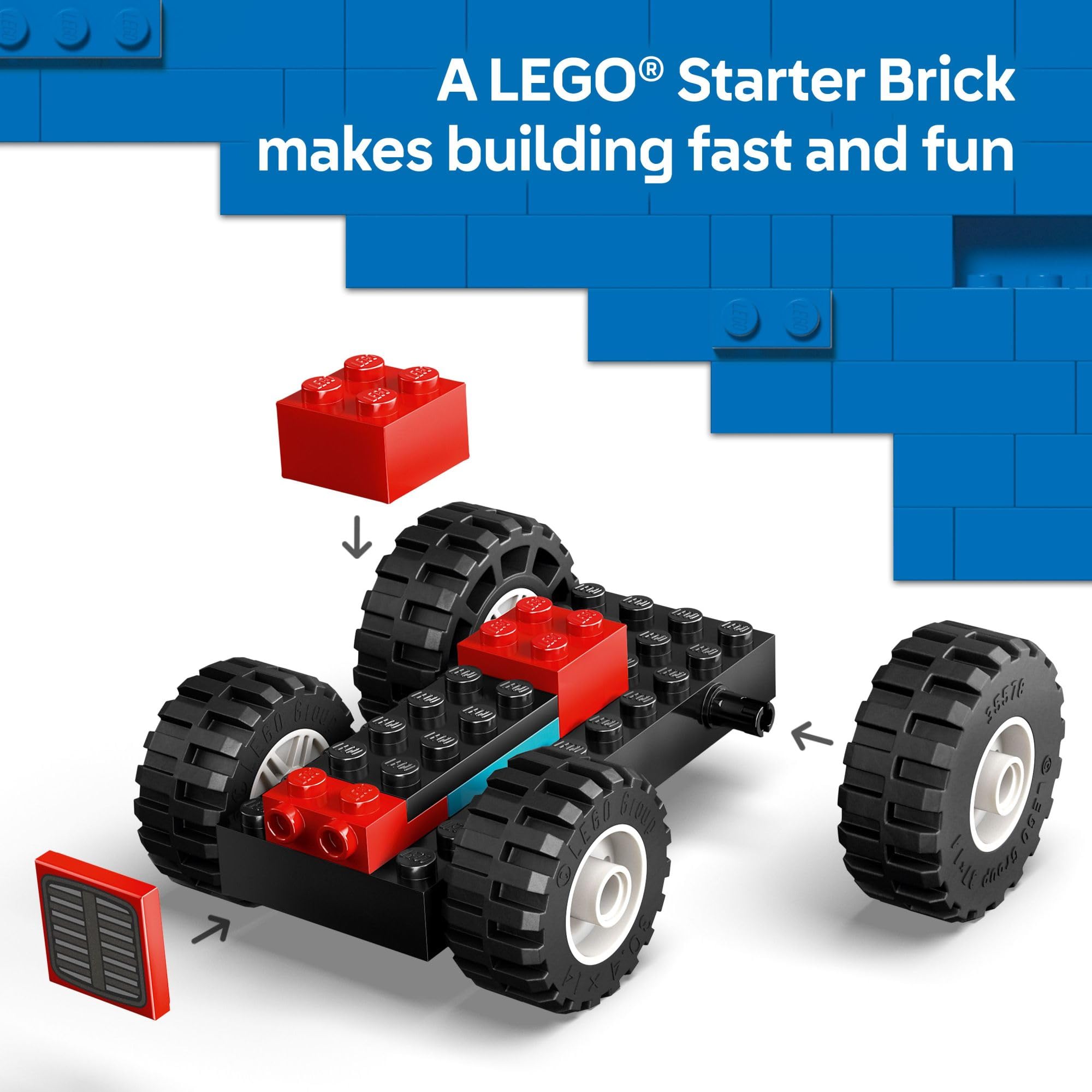 Foto 4 pulgar | Tractor Lego City Red Farm De Juguete Con Remolque Y Ovejas De Más De 4 Años - Venta Internacional.