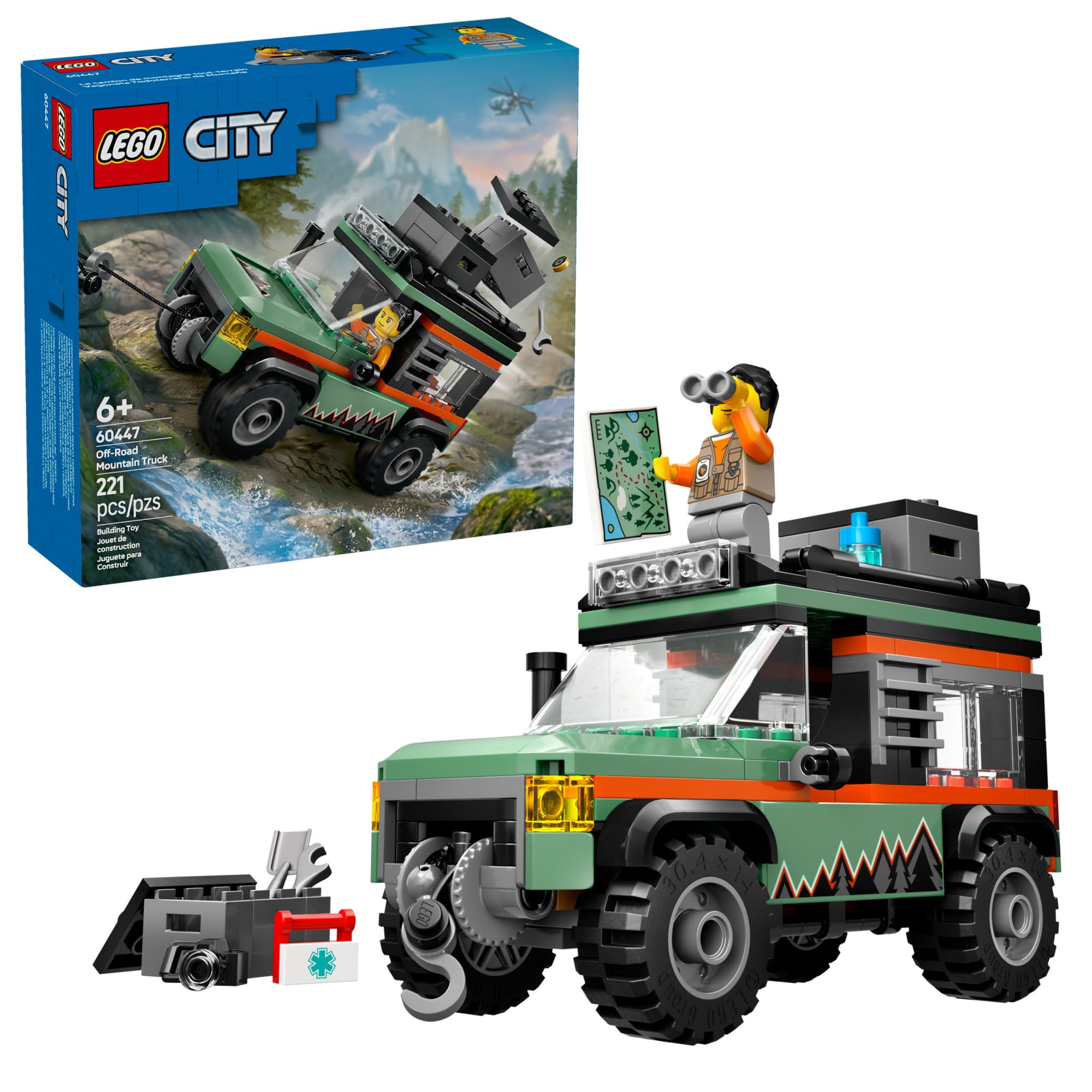 Foto 2 pulgar | Set De Juguetes De Construcción Lego City Off-road 4x4 Mountain Truck 60447 - Venta Internacional.