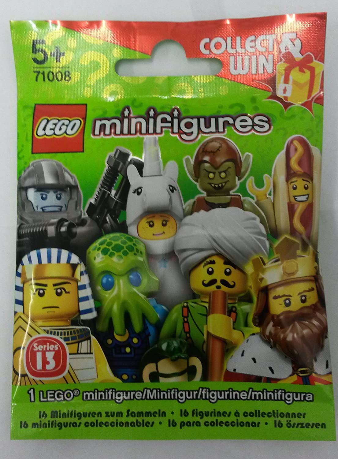 Foto 3 pulgar | Minifigura Lego Minifigure Series 13 Disco Dive Minifig Con Micrófono (71008) - Venta Internacional.