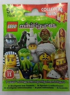 Foto 2 | Minifigura Lego Minifigure Series 13 Disco Dive Minifig Con Micrófono (71008) - Venta Internacional.