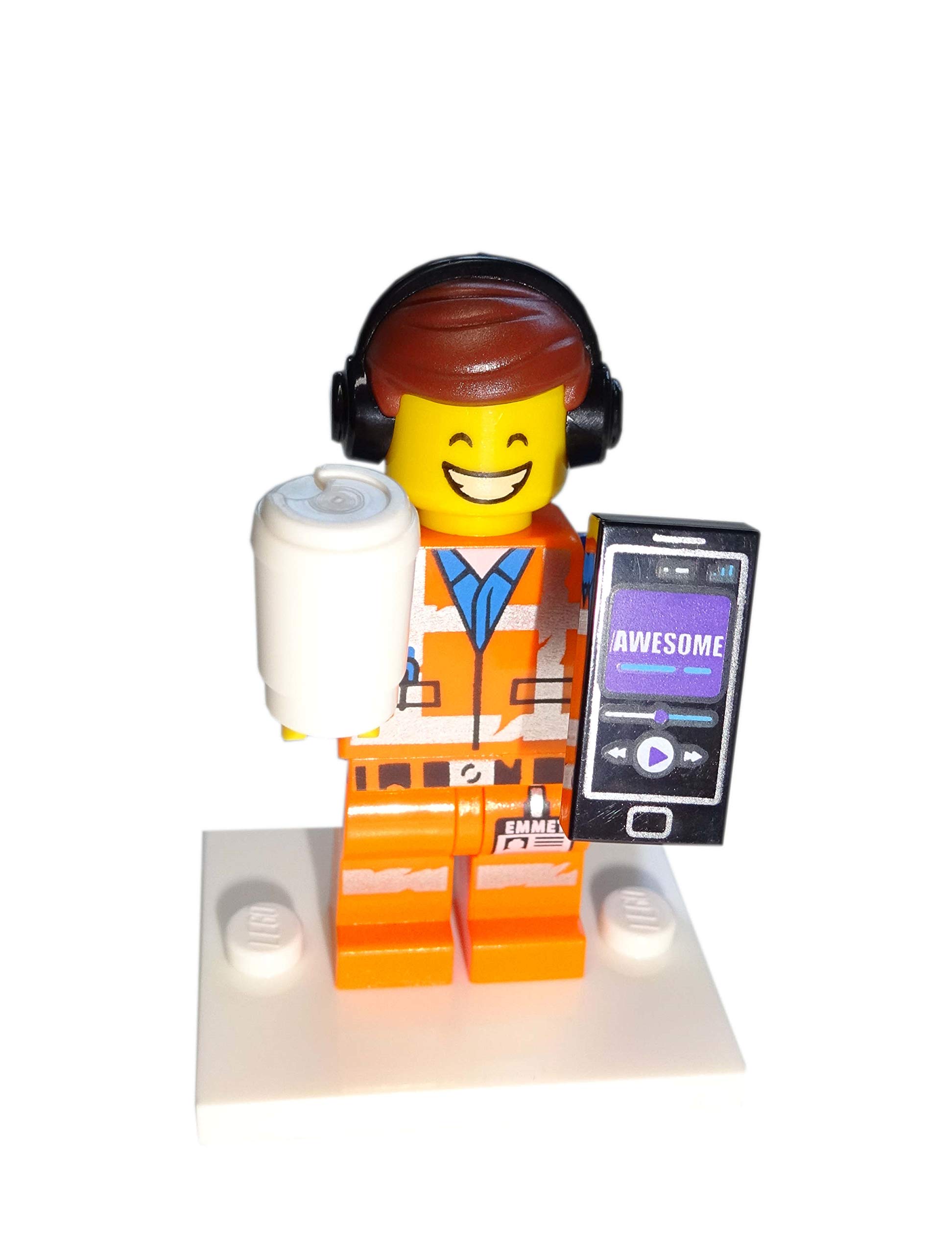 Minifigura Lego Movie 2 Awesome Remix Emmet 71023 Con Soporte - Venta Internacional.