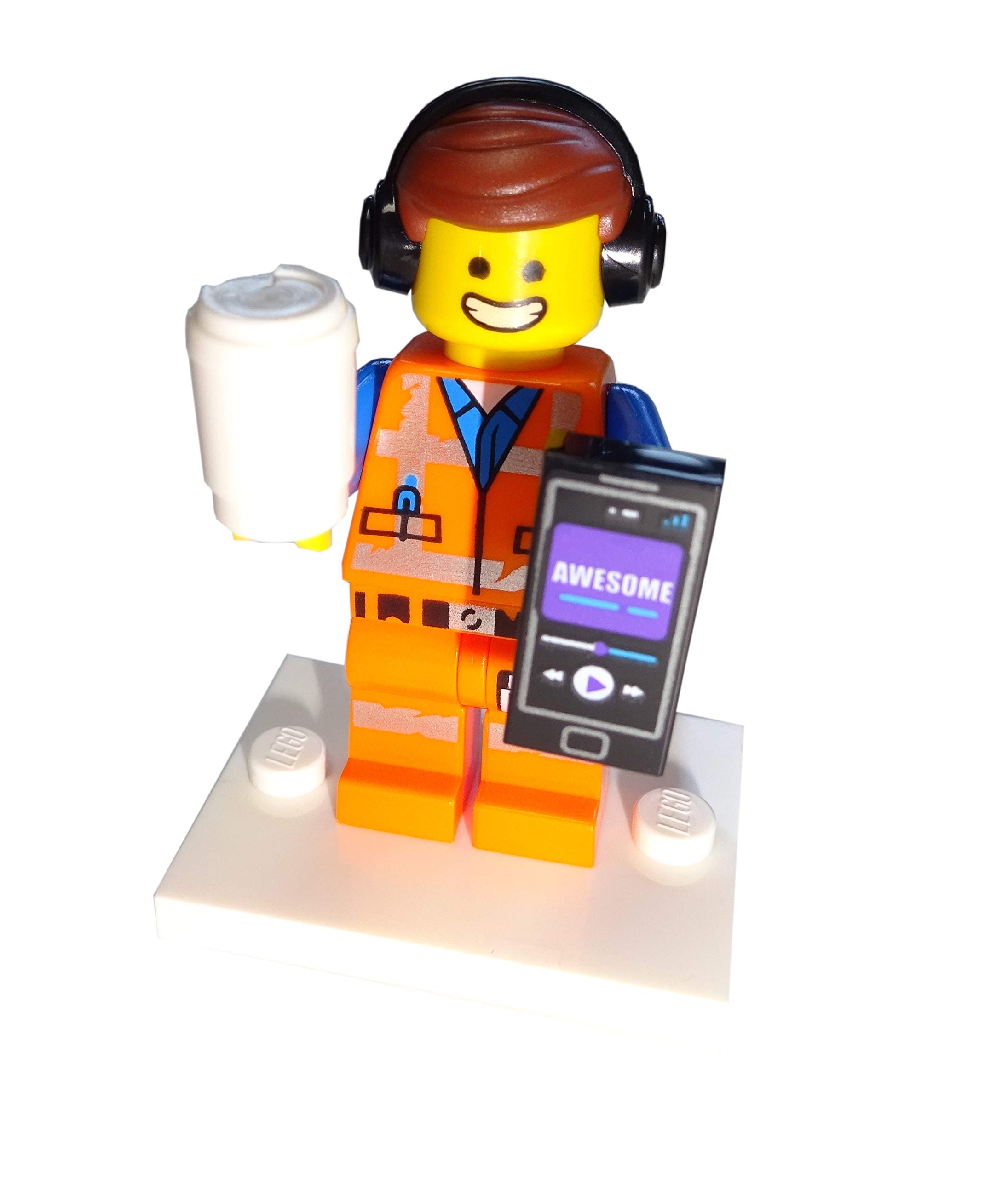 Foto 3 pulgar | Minifigura Lego Movie 2 Awesome Remix Emmet 71023 Con Soporte - Venta Internacional.