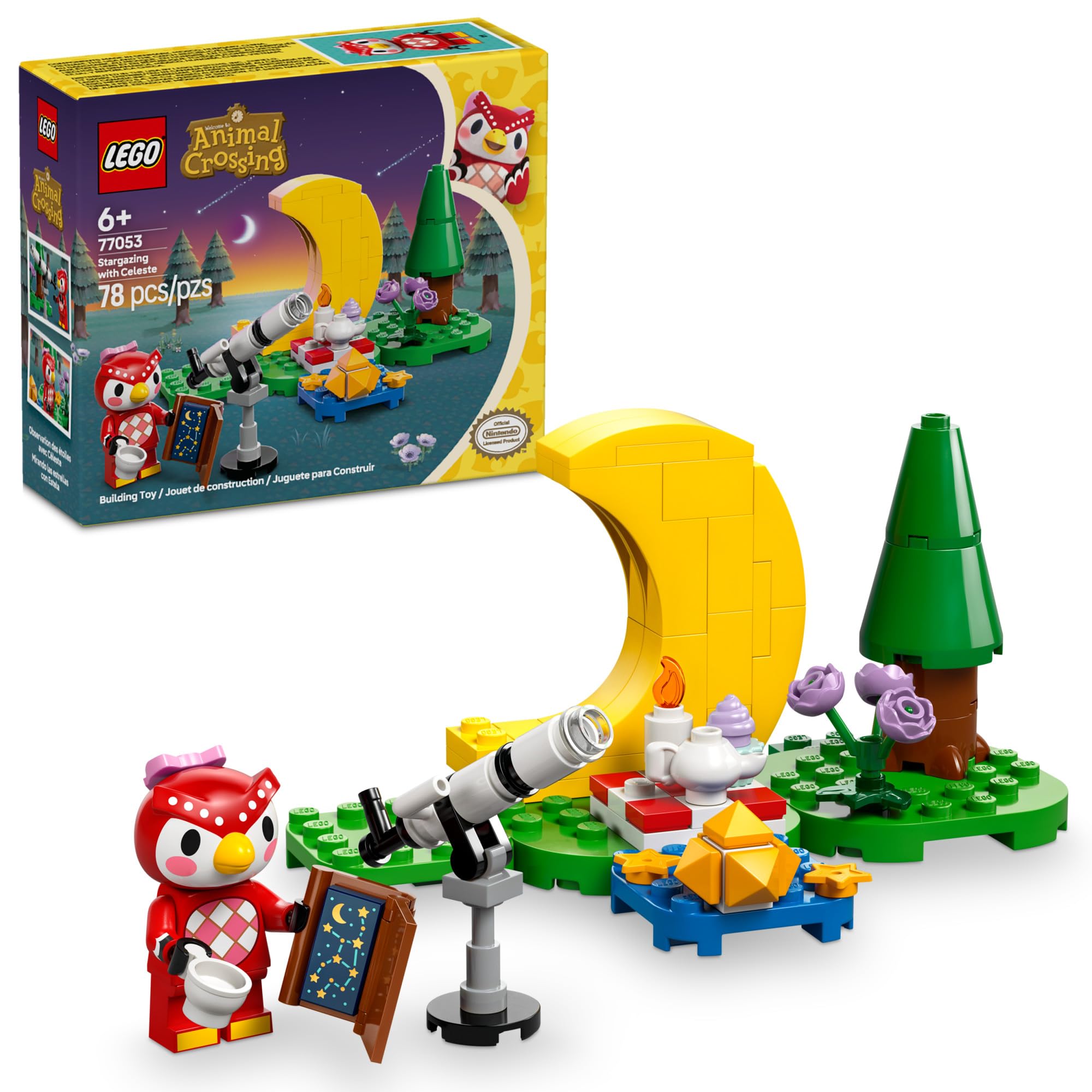 Foto 2 pulgar | Juguete De Construcción Lego Animal Crossing Stargazing Con Celeste 6+ - Venta Internacional.