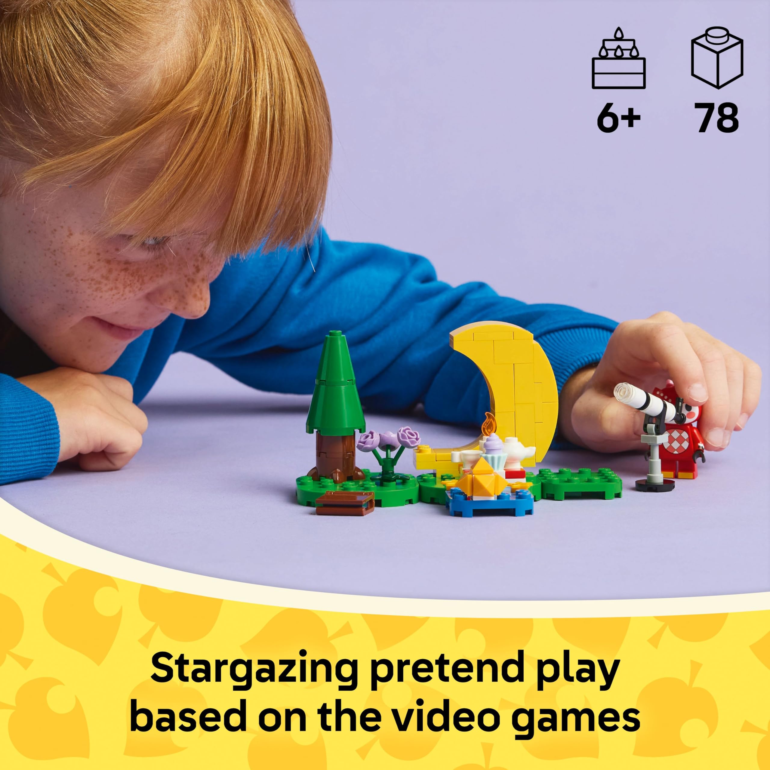 Foto 3 pulgar | Juguete De Construcción Lego Animal Crossing Stargazing Con Celeste 6+ - Venta Internacional.