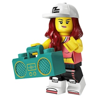 Foto 3 | Minifigura Lego Serie 20 Breakdancer Hip Hop Girl 71027 - Venta Internacional.