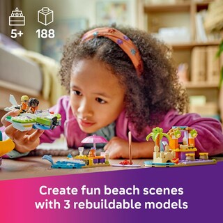 Foto 2 | Set De Construcción De Juguetes Lego Friends Creative Beach Con Maleta - Venta Internacional.