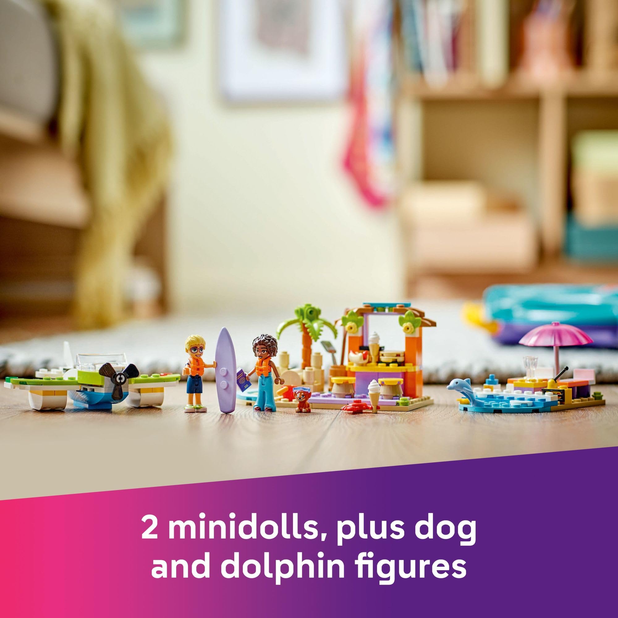 Foto 4 | Set De Construcción De Juguetes Lego Friends Creative Beach Con Maleta - Venta Internacional.