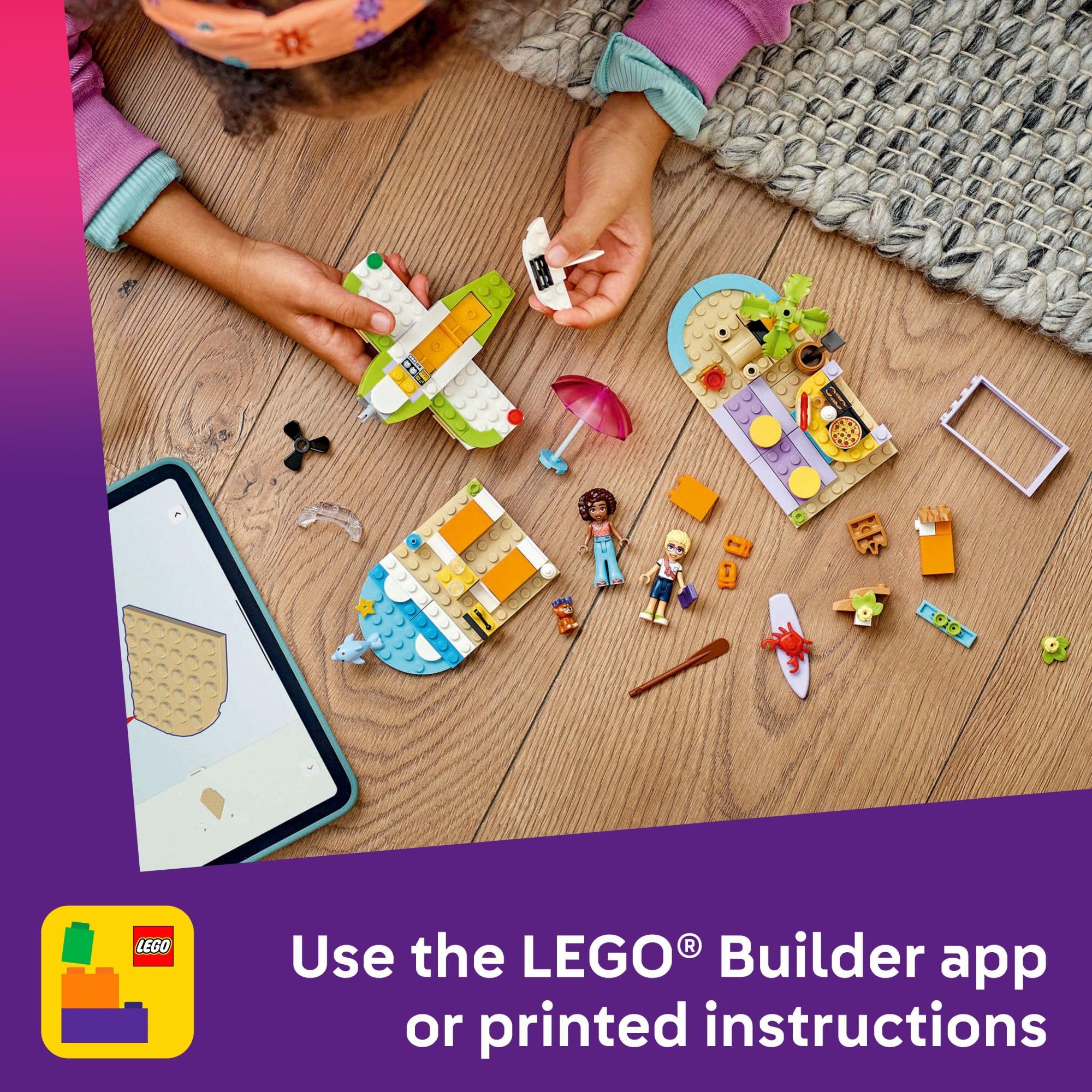 Foto 6 | Set De Construcción De Juguetes Lego Friends Creative Beach Con Maleta - Venta Internacional.