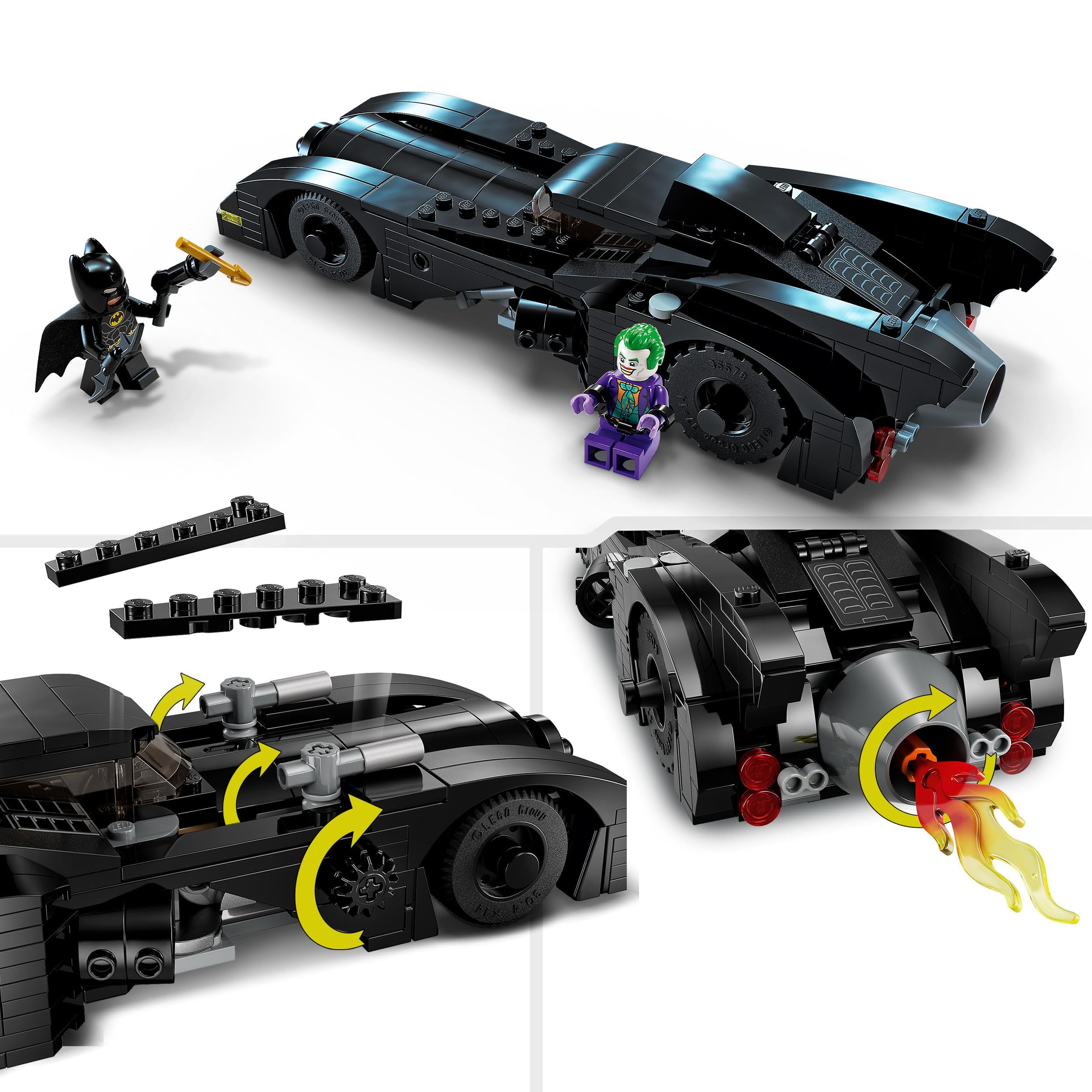 Foto 4 pulgar | Juguete De Construcción Lego Batmobile Batman Vs The Joker 76224 - Venta Internacional.